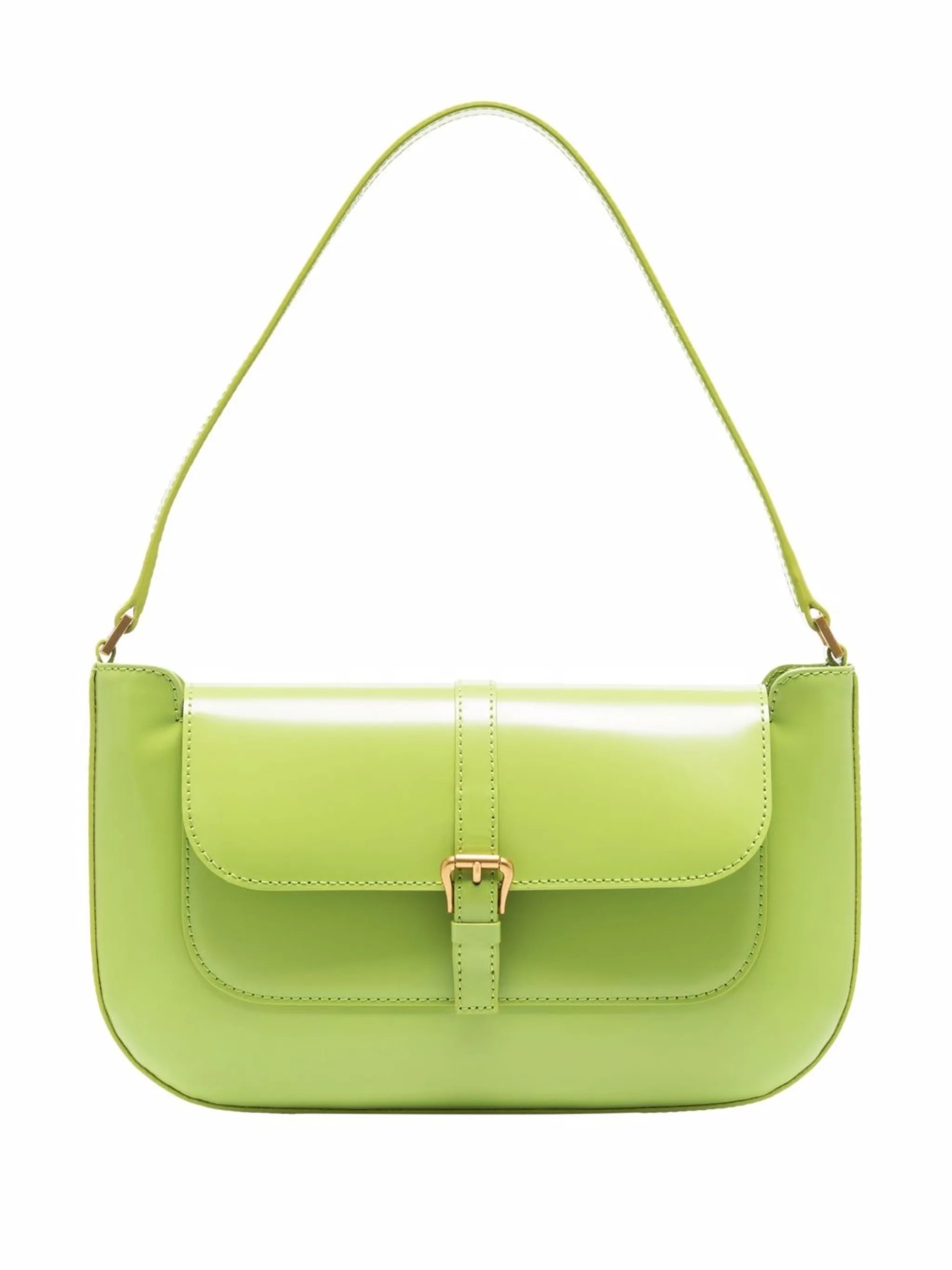 Miranda patent-leather shoulder bag