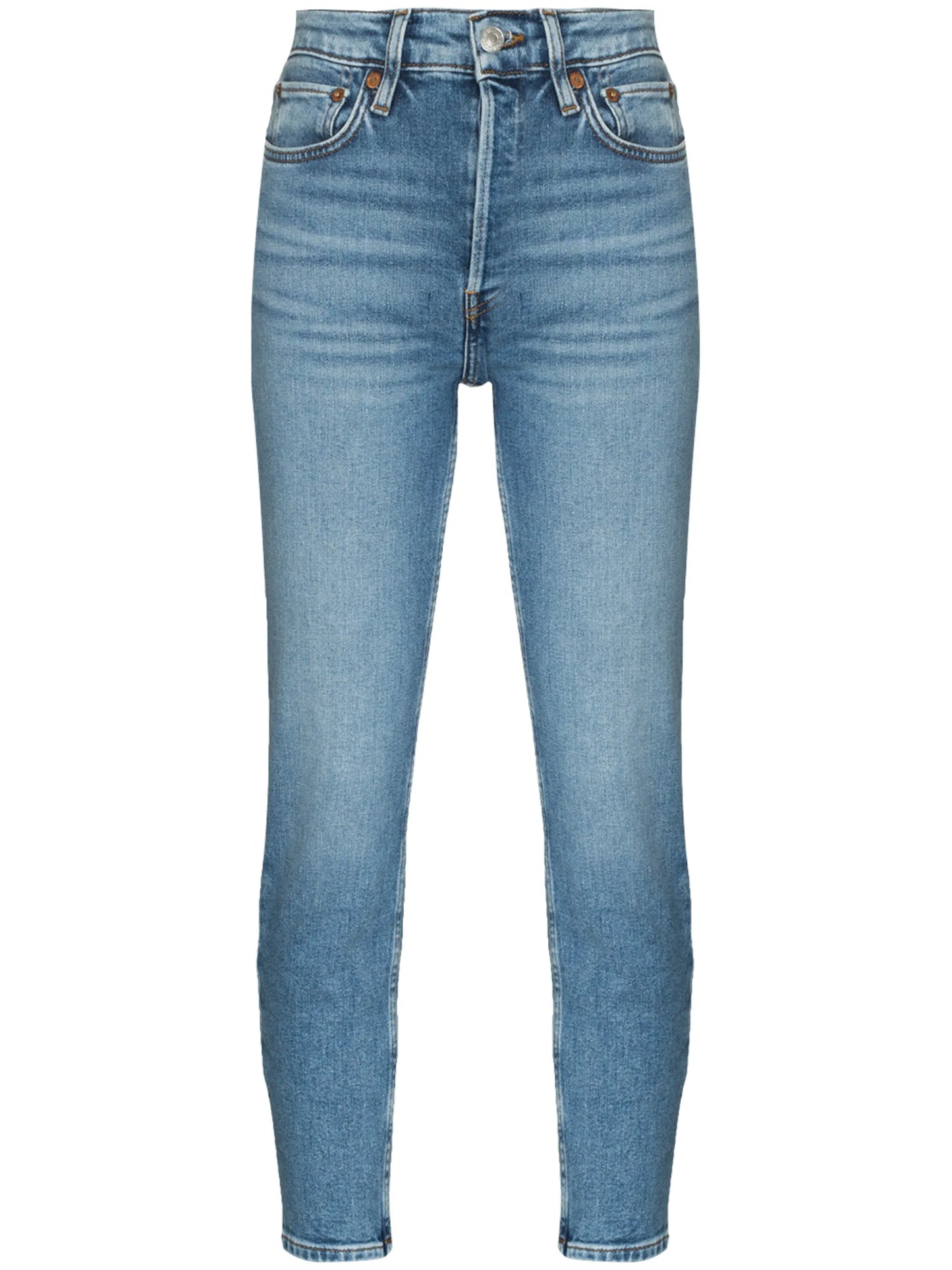 90s high-rise cropped jeans