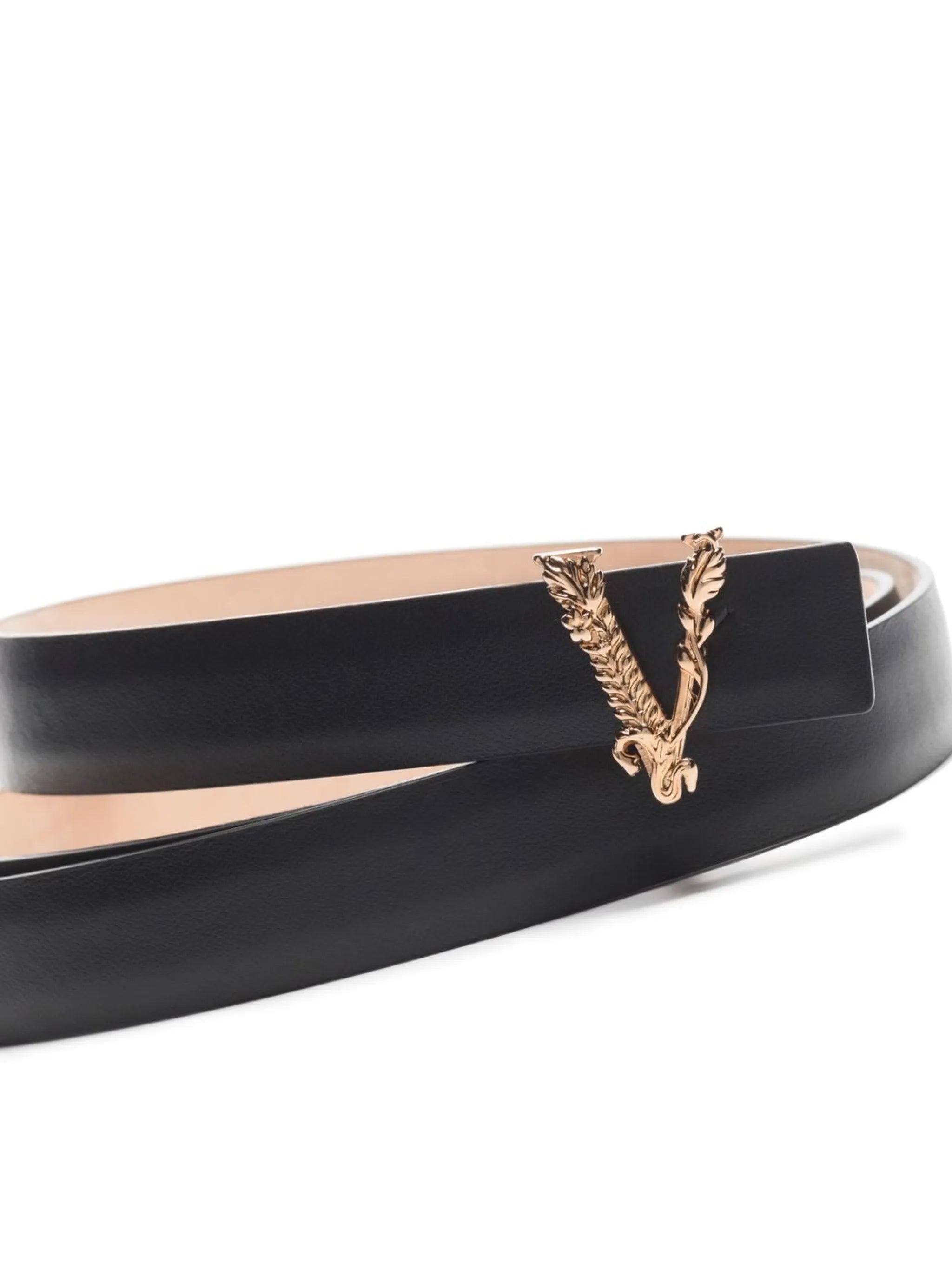 Virtus thin leather belt