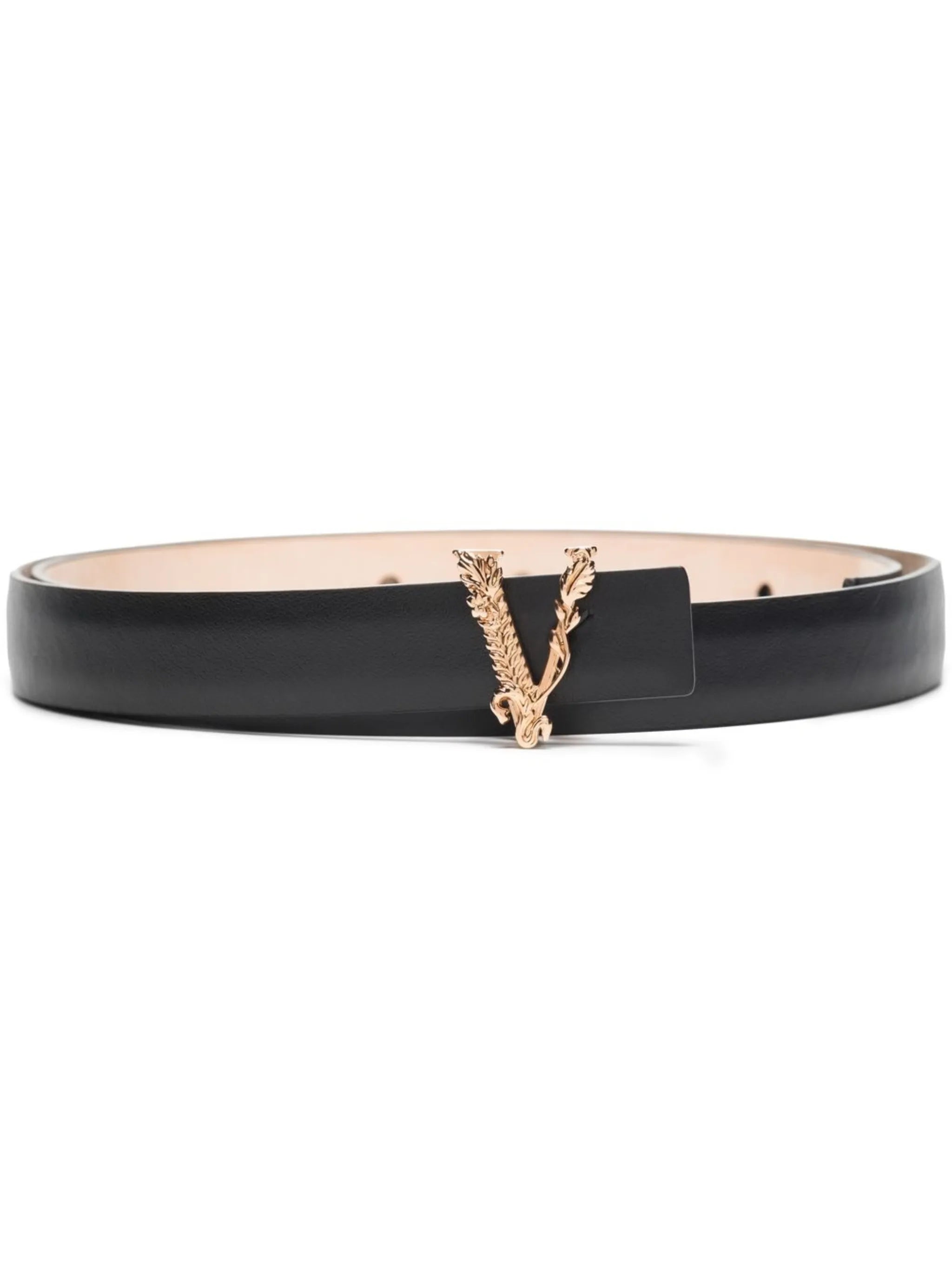 Virtus thin leather belt