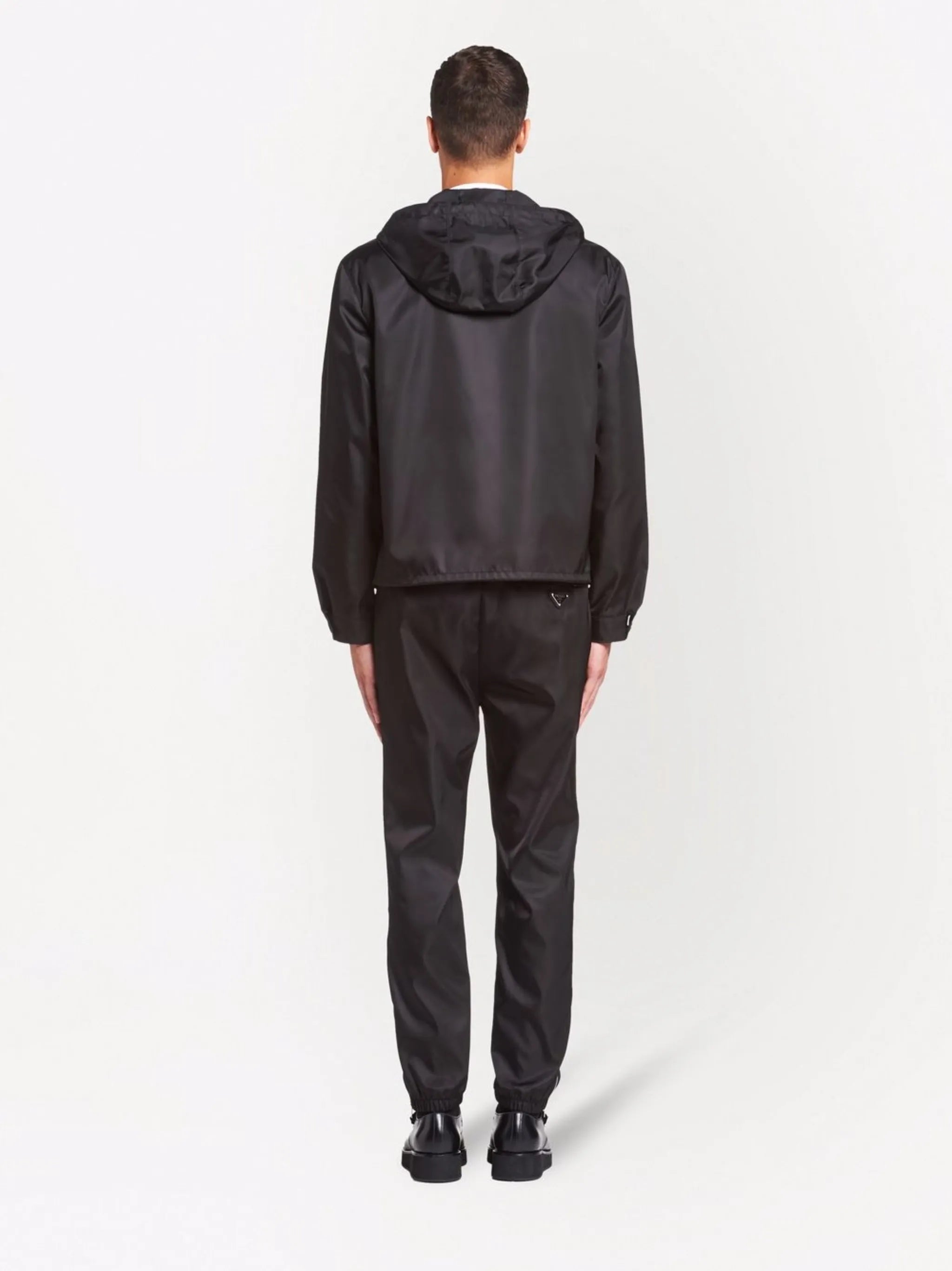 Re-Nylon hooded blouson jacket