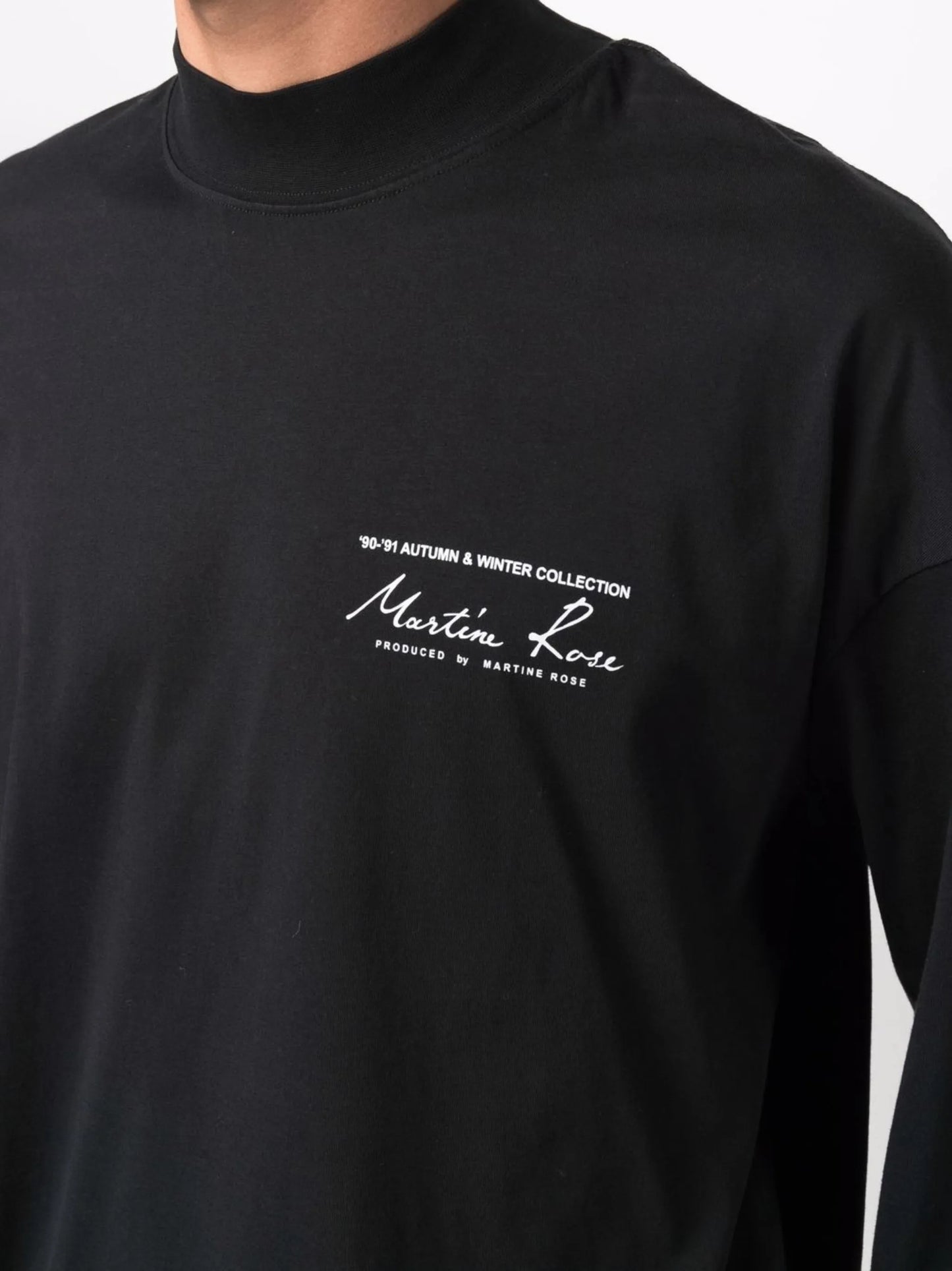 90-91 logo print T-shirt