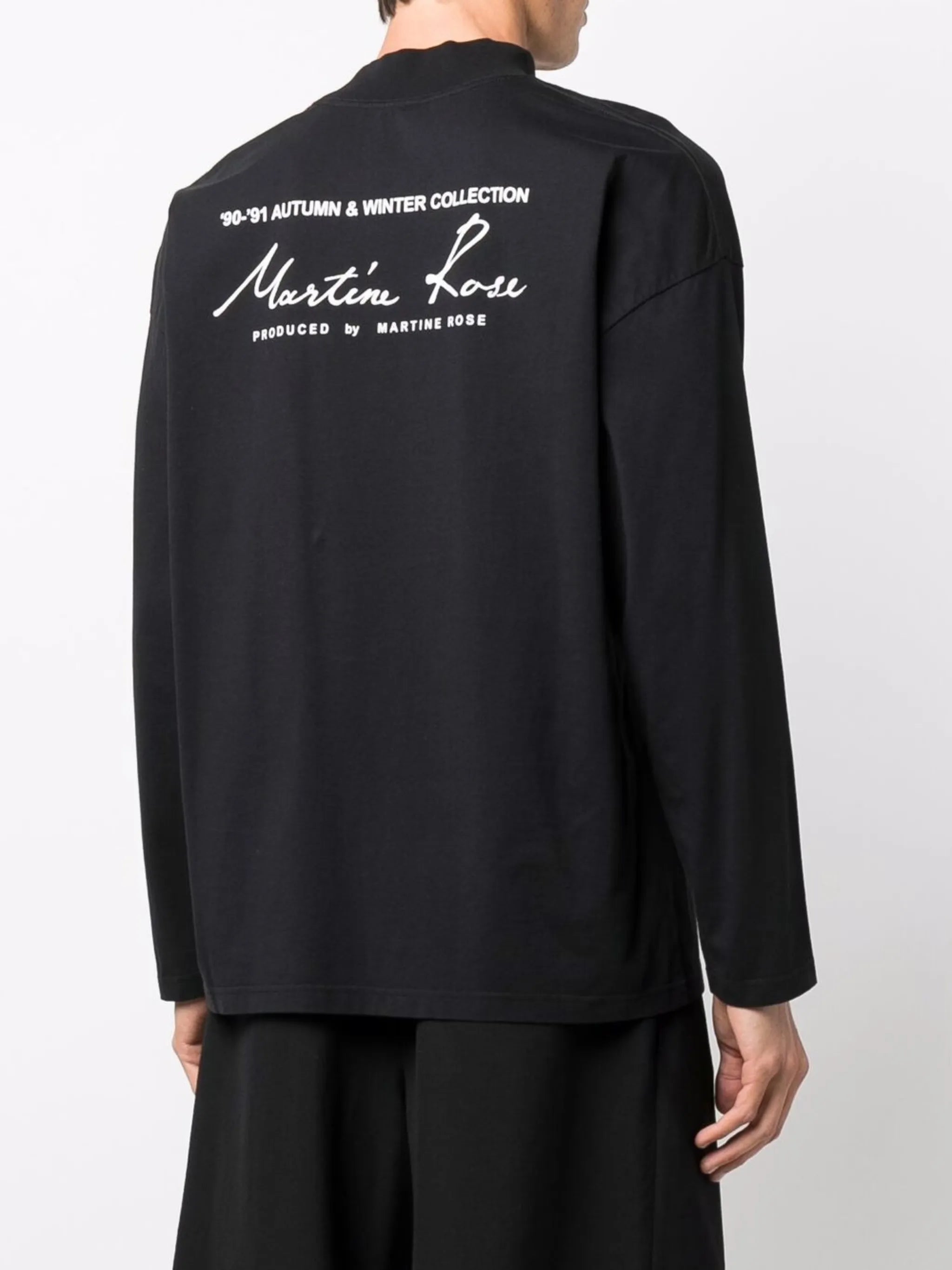 90-91 logo print T-shirt