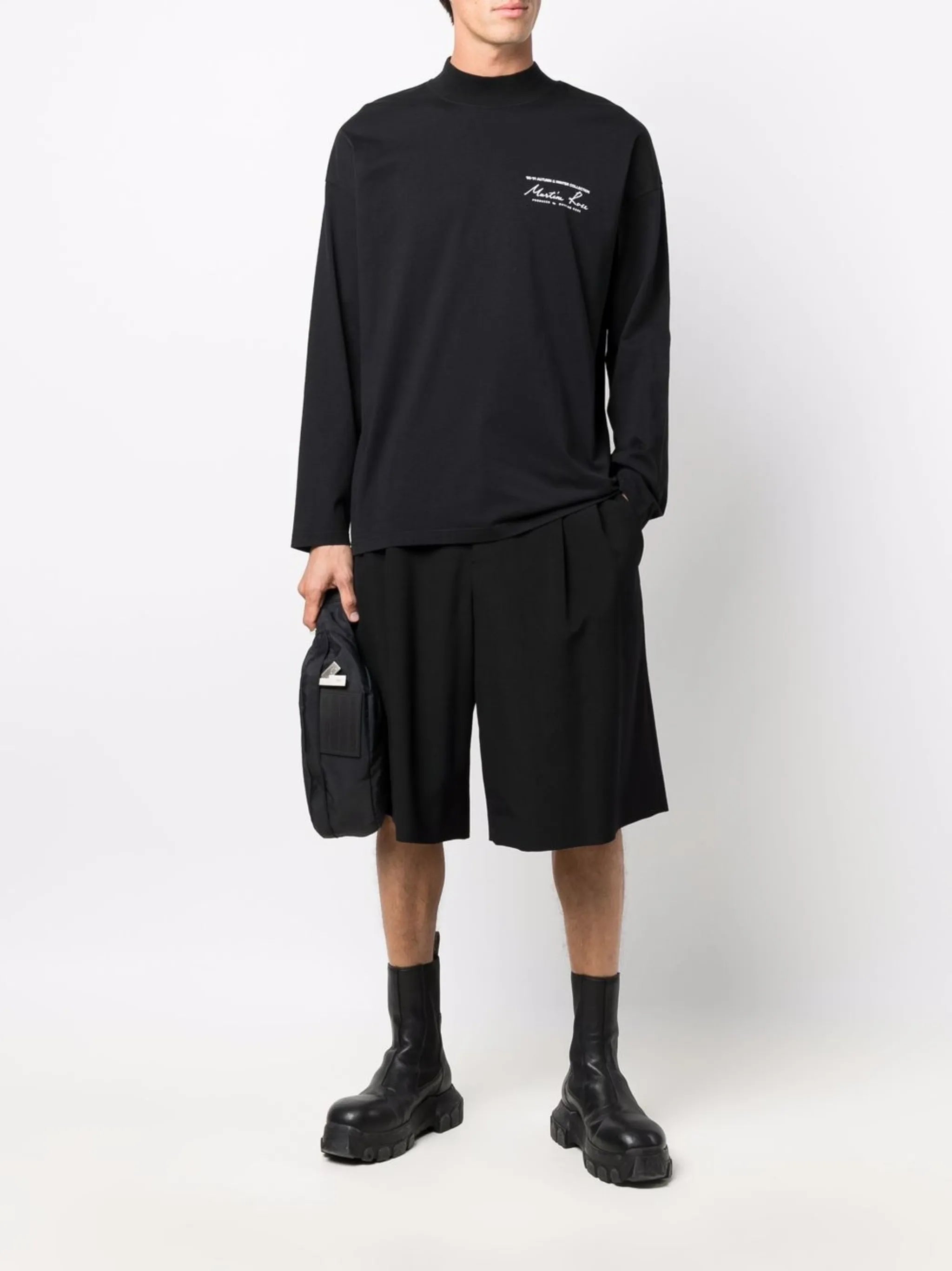 90-91 logo print T-shirt