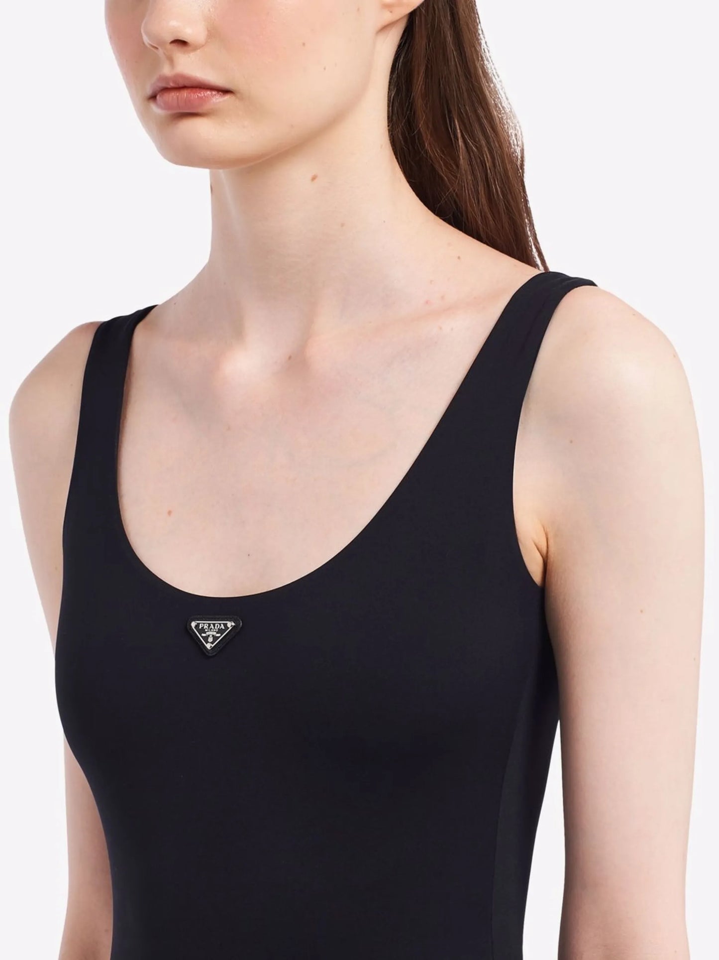 logo-plaque bodysuit