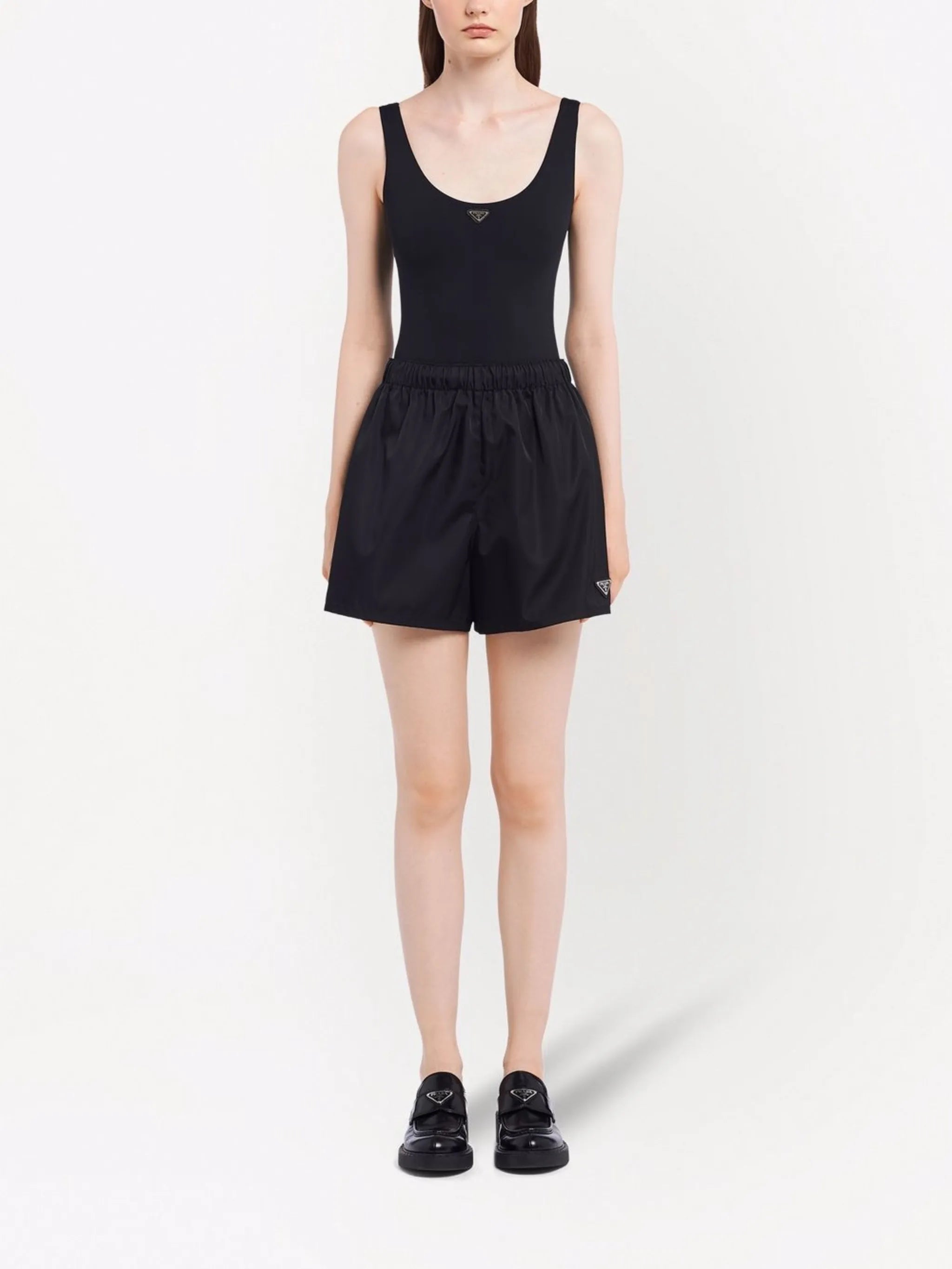 logo-plaque bodysuit