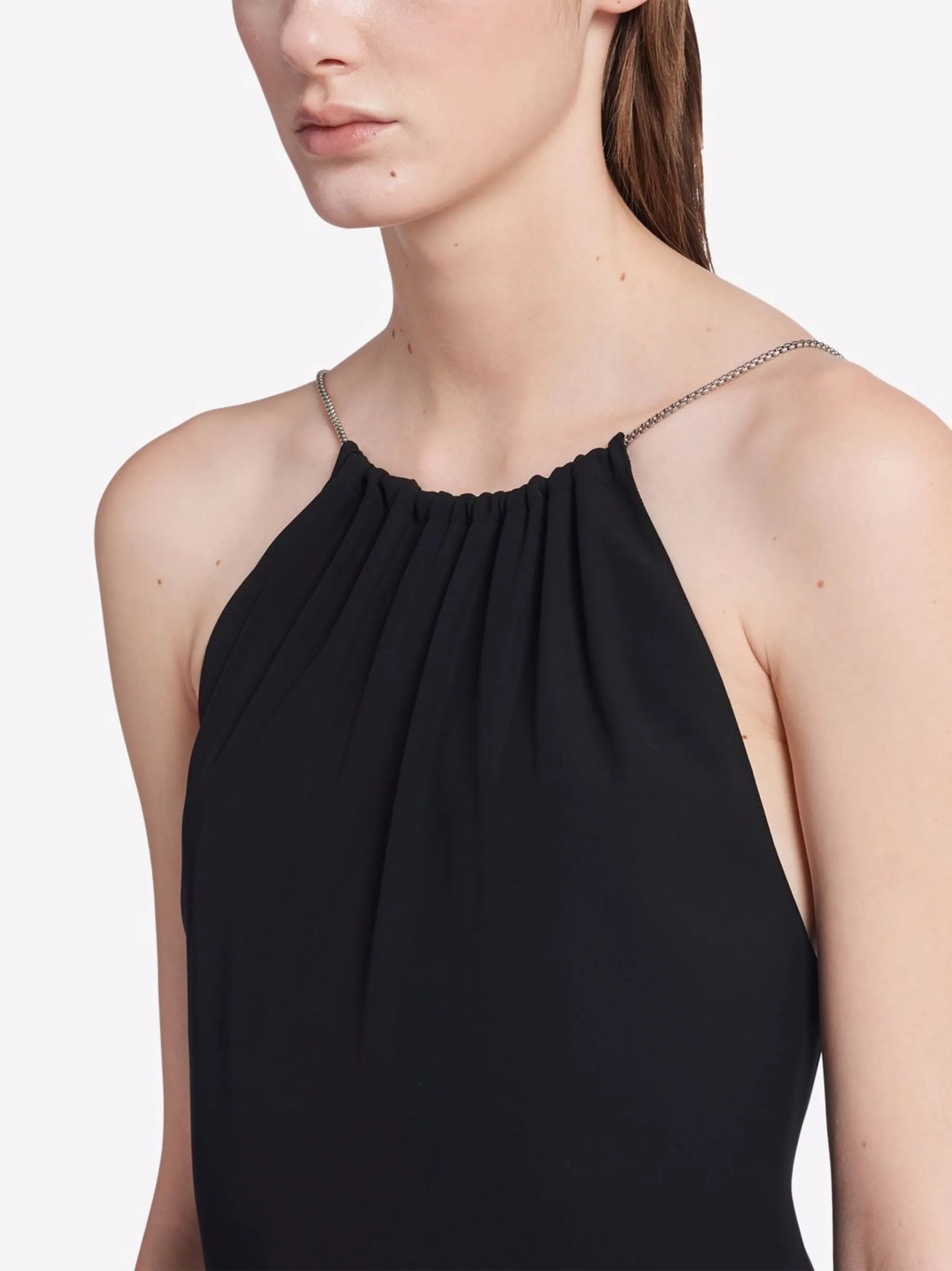 chain-strap dress