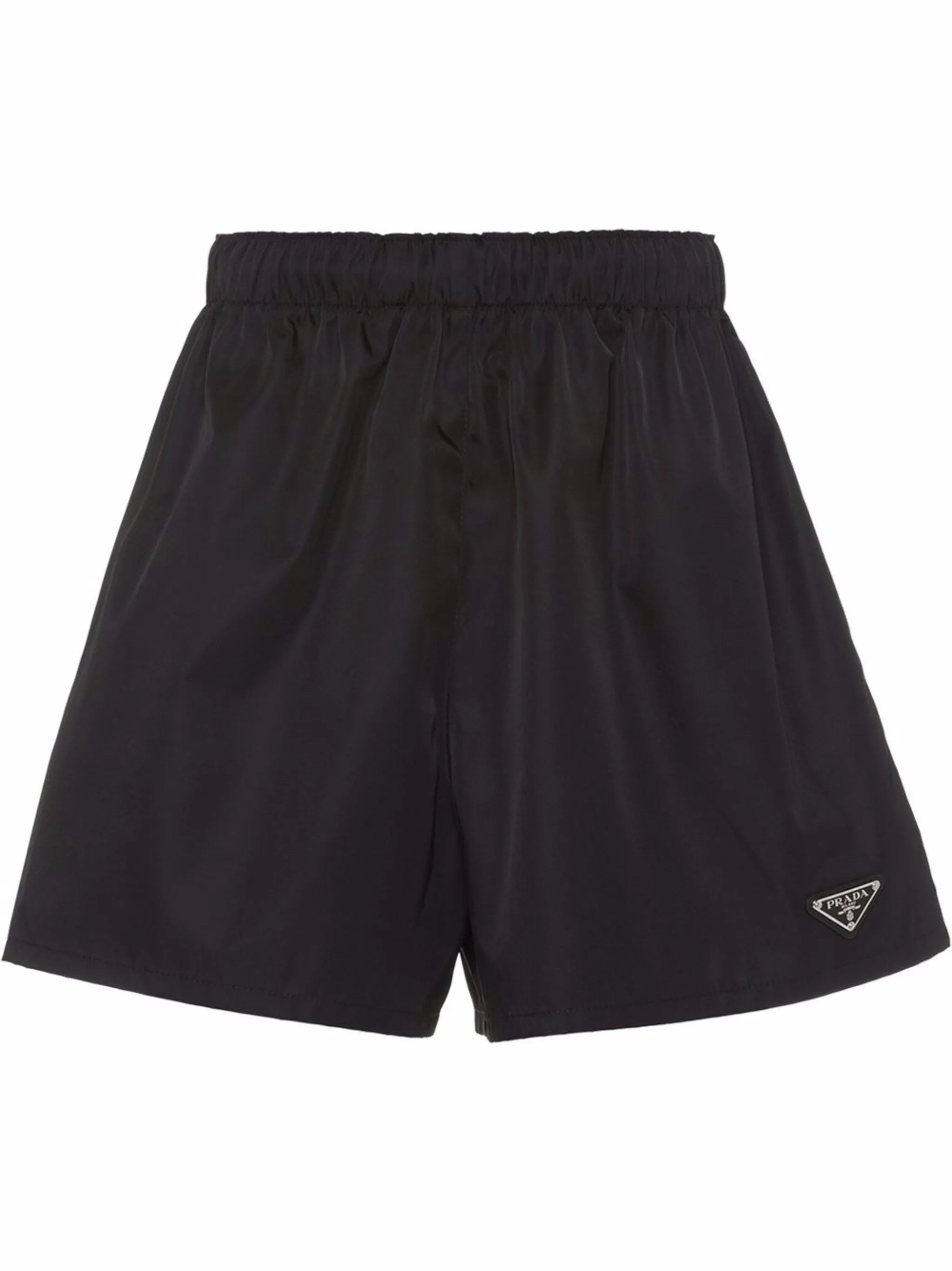 Re-Nylon triangle-logo shorts