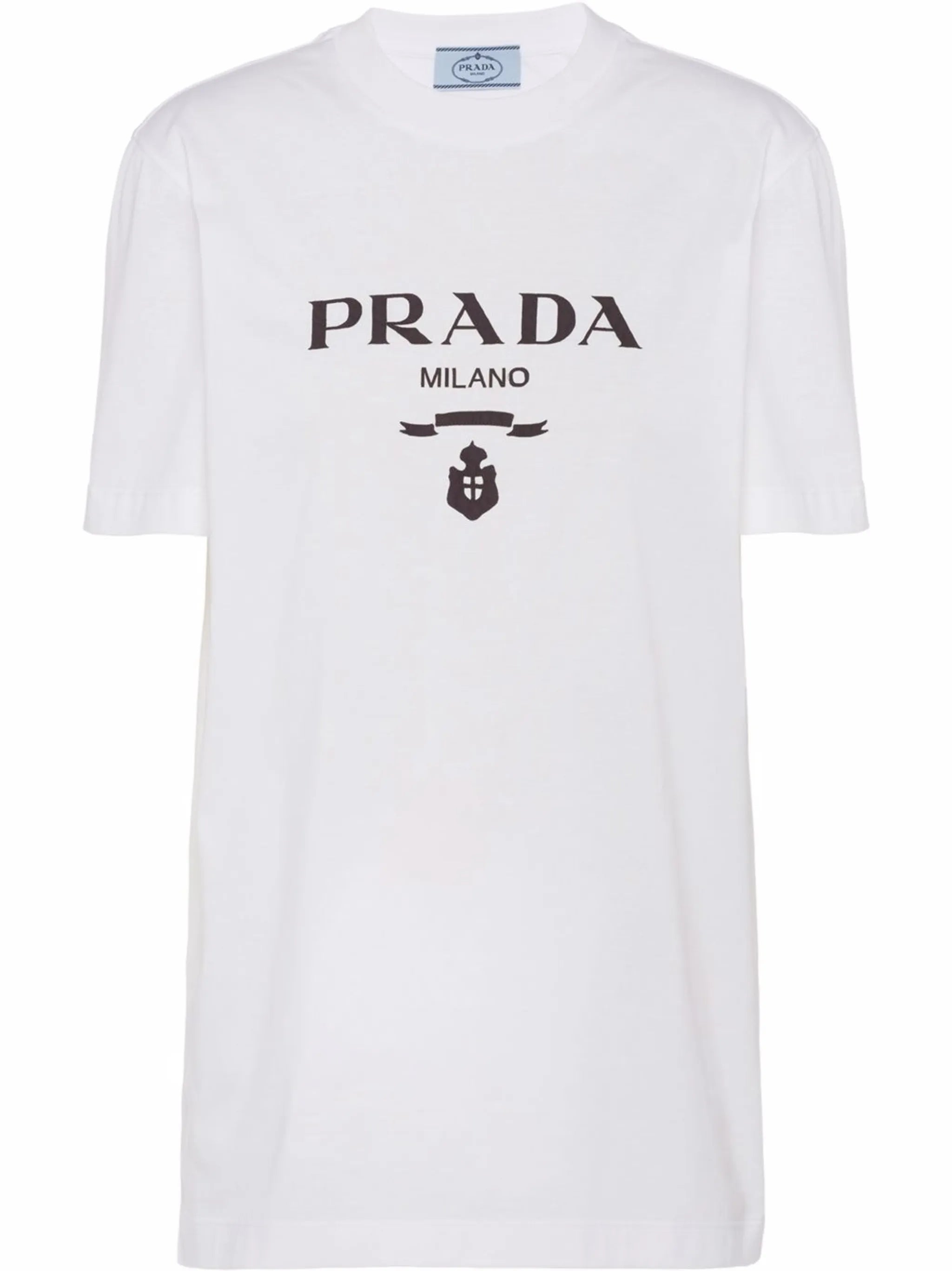 logo-embroidered jersey T-shirt