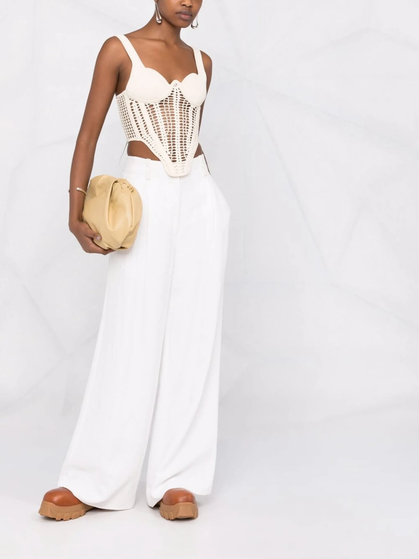 cut out-detail bustier top