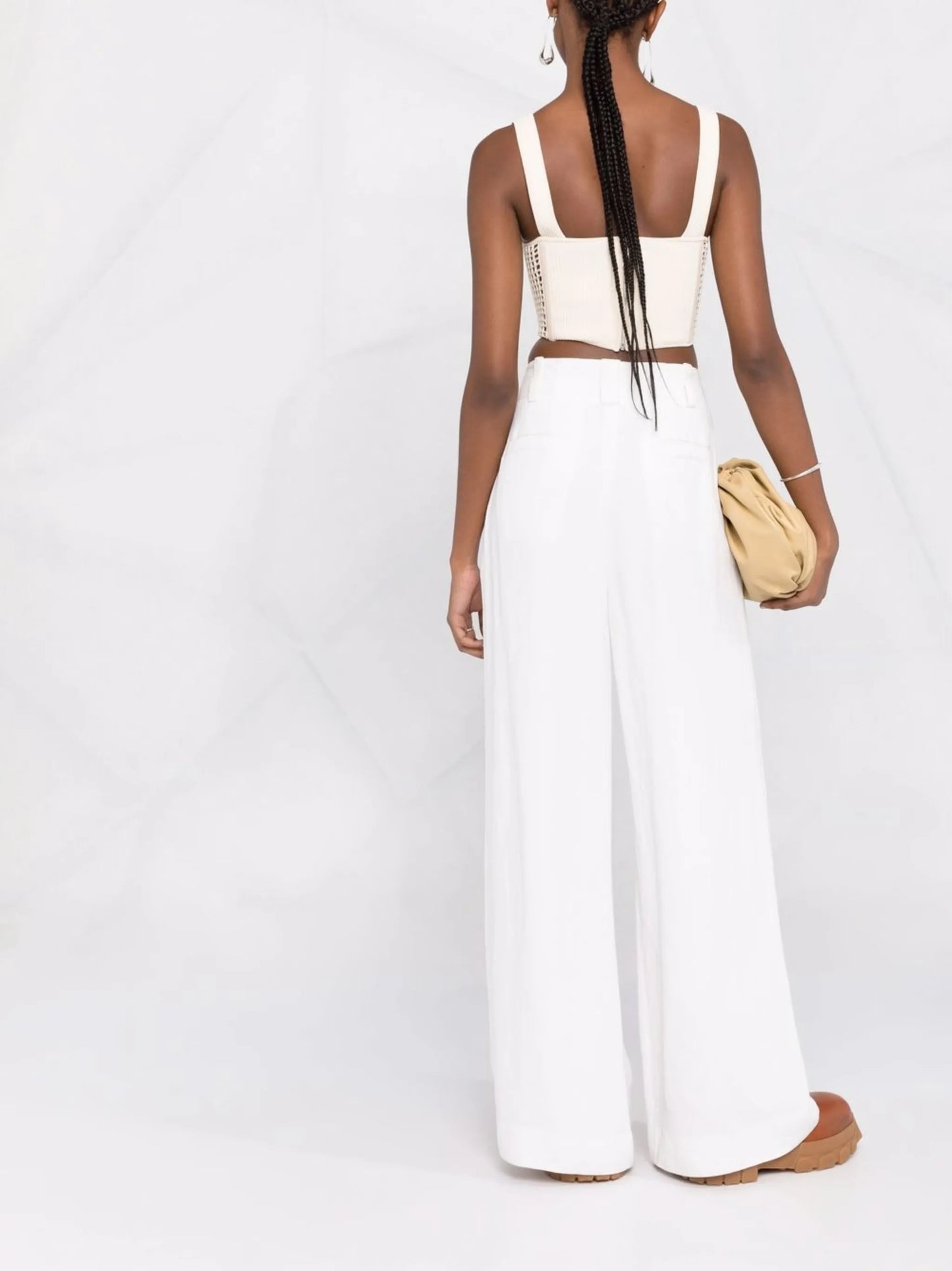 cut out-detail bustier top