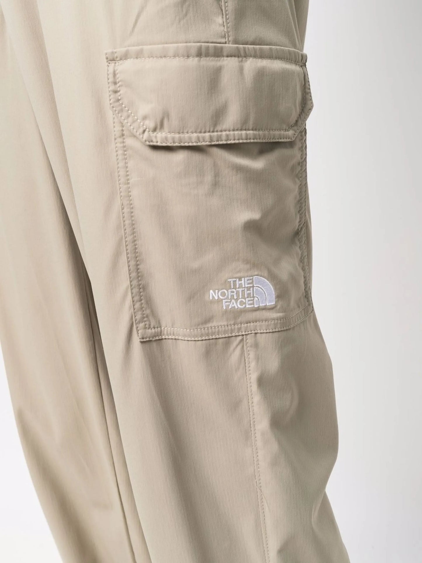 high-waist cargo trousers
