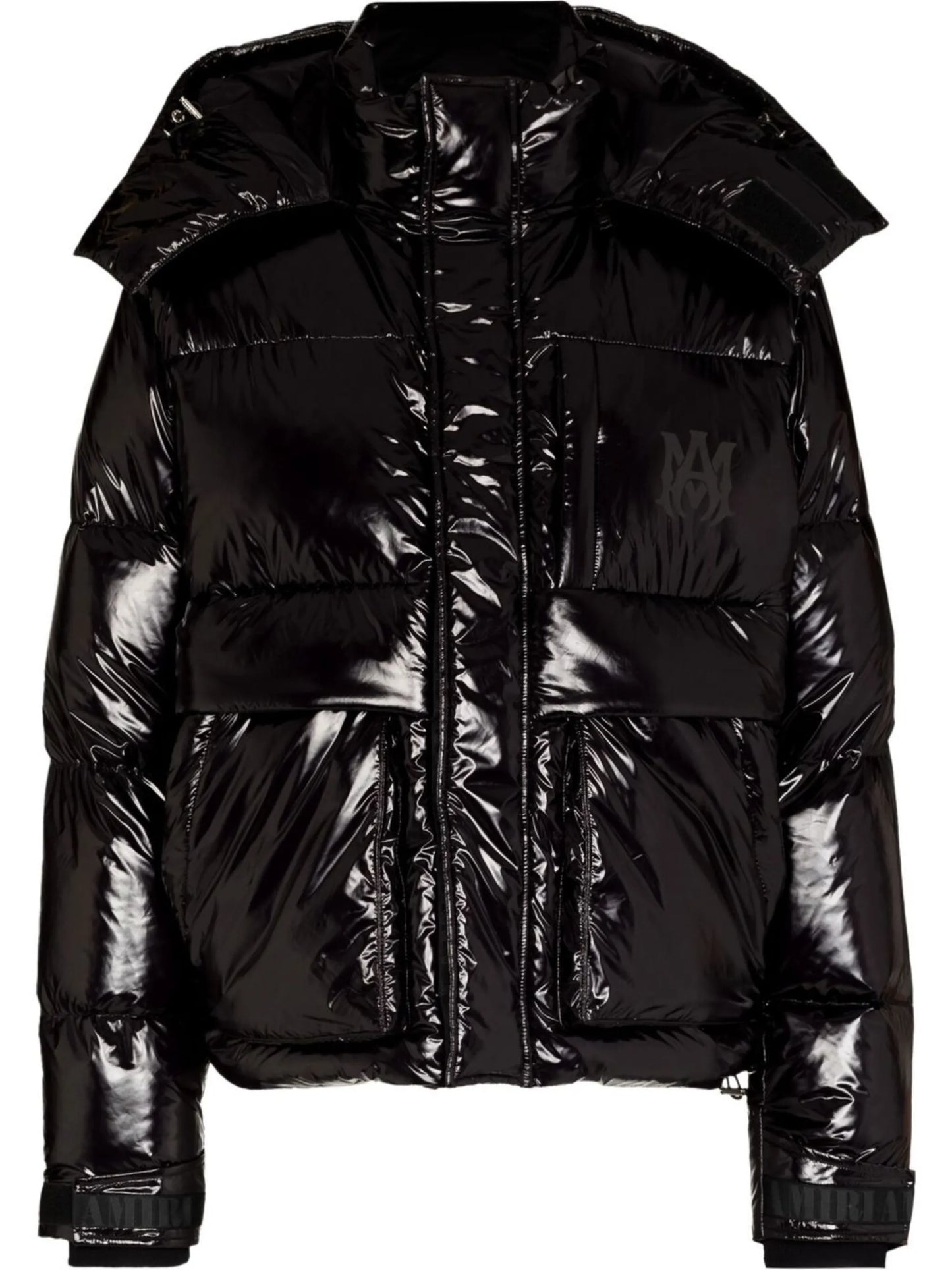 down-feather logo-print jacket