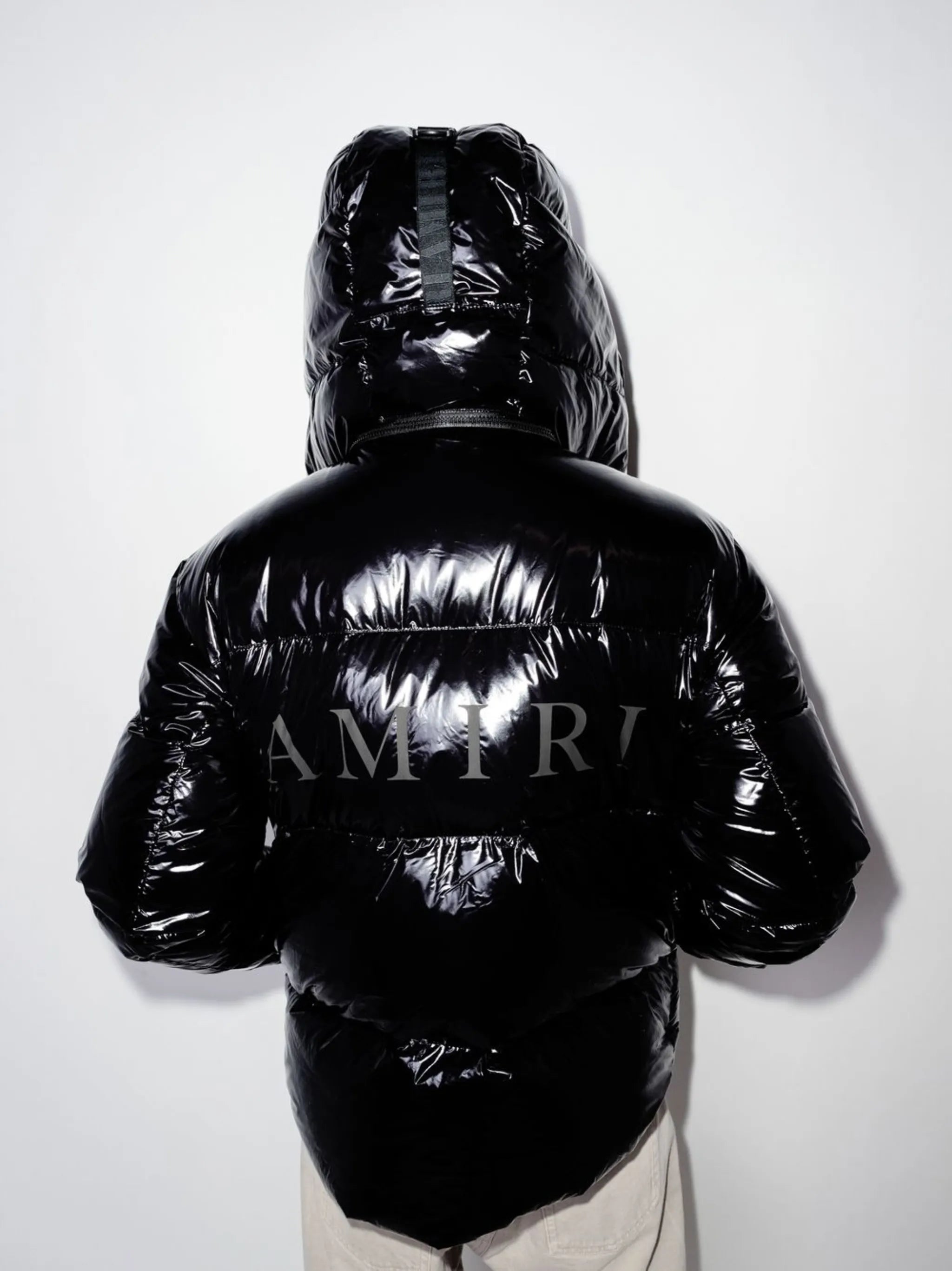 down-feather logo-print jacket