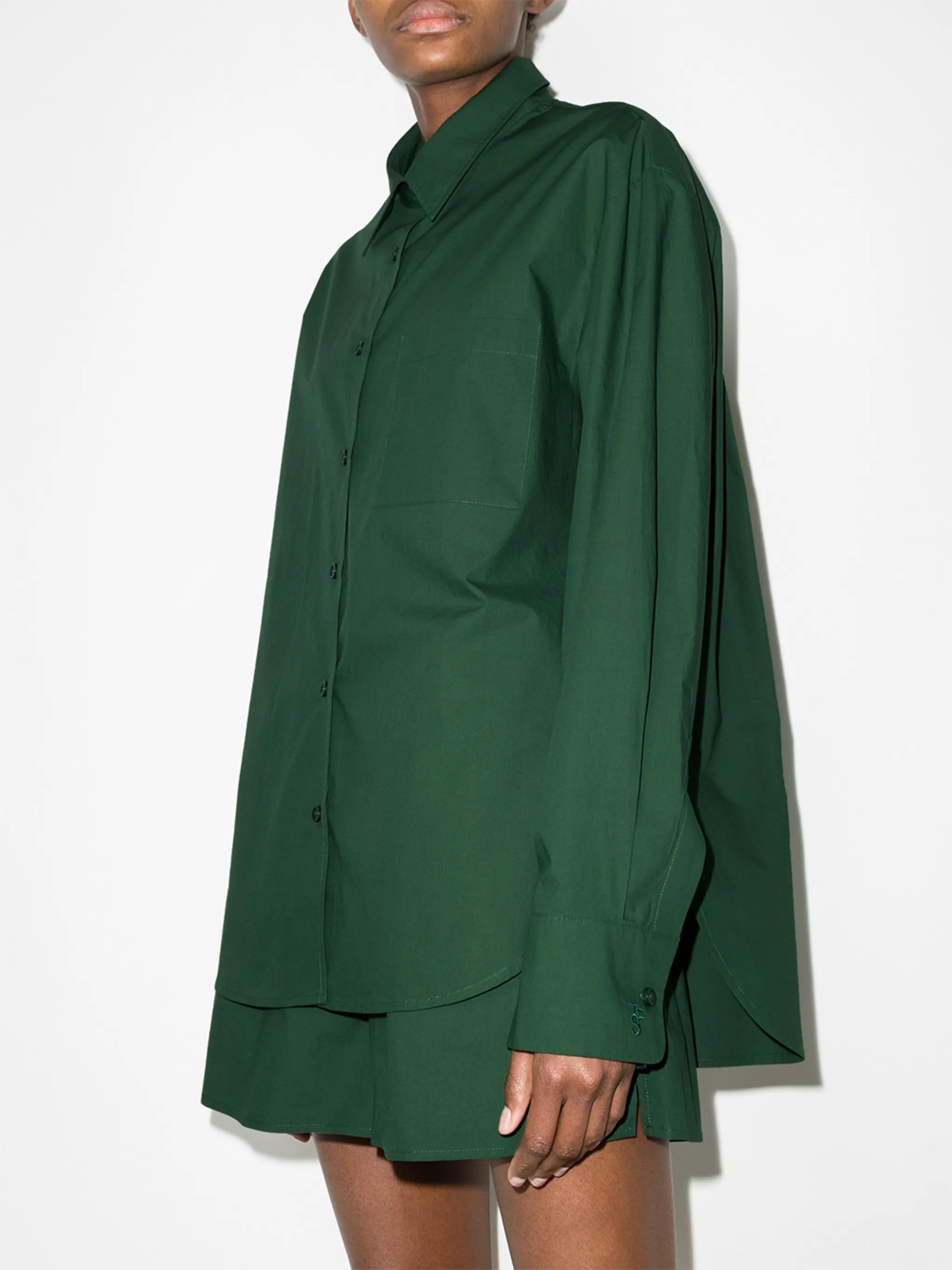 Lui oversized buttoned shirt