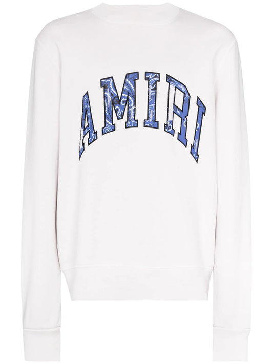 bandana logo-appliqué sweatshirt