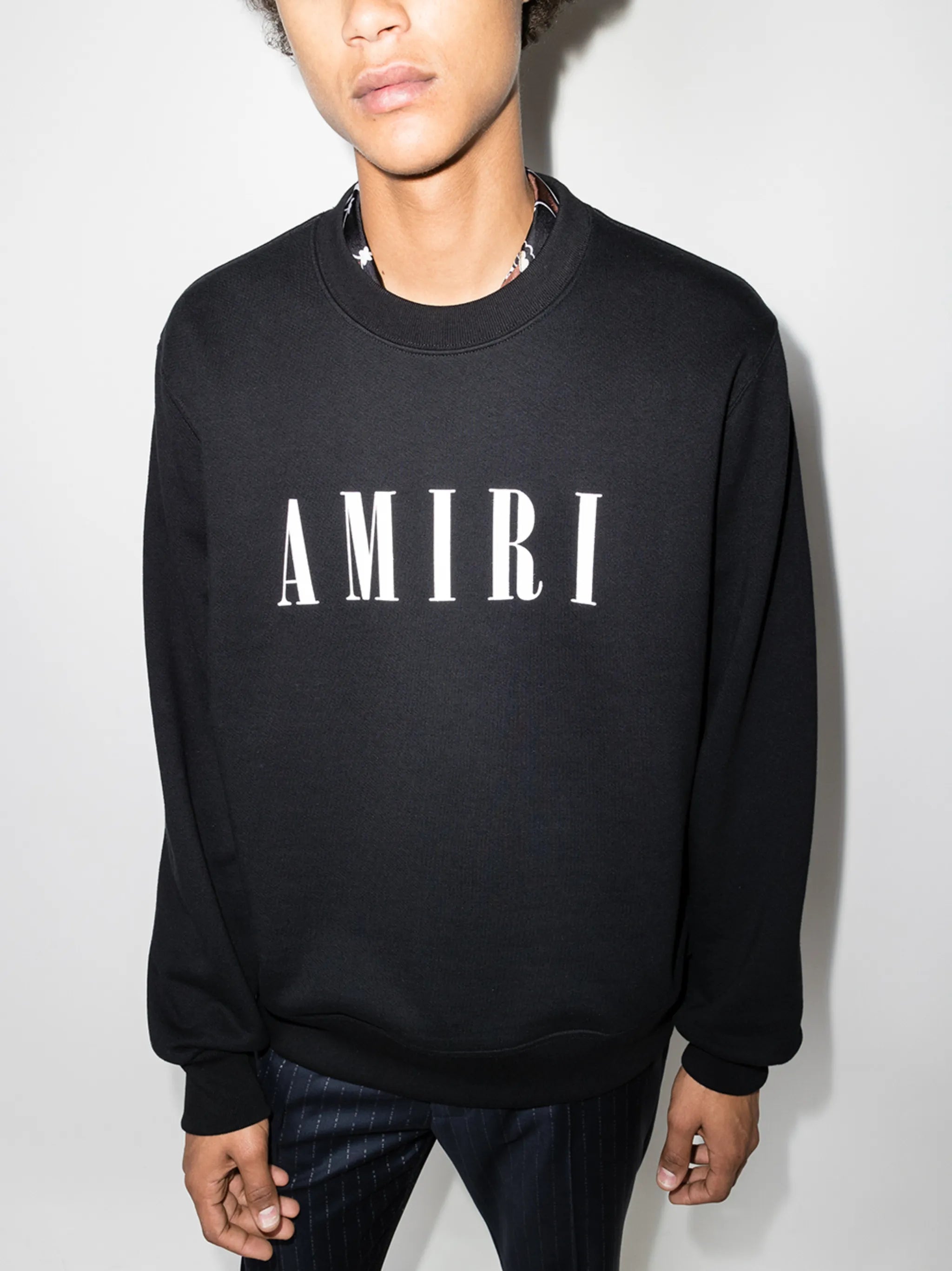 logo-print cotton sweatshirt
