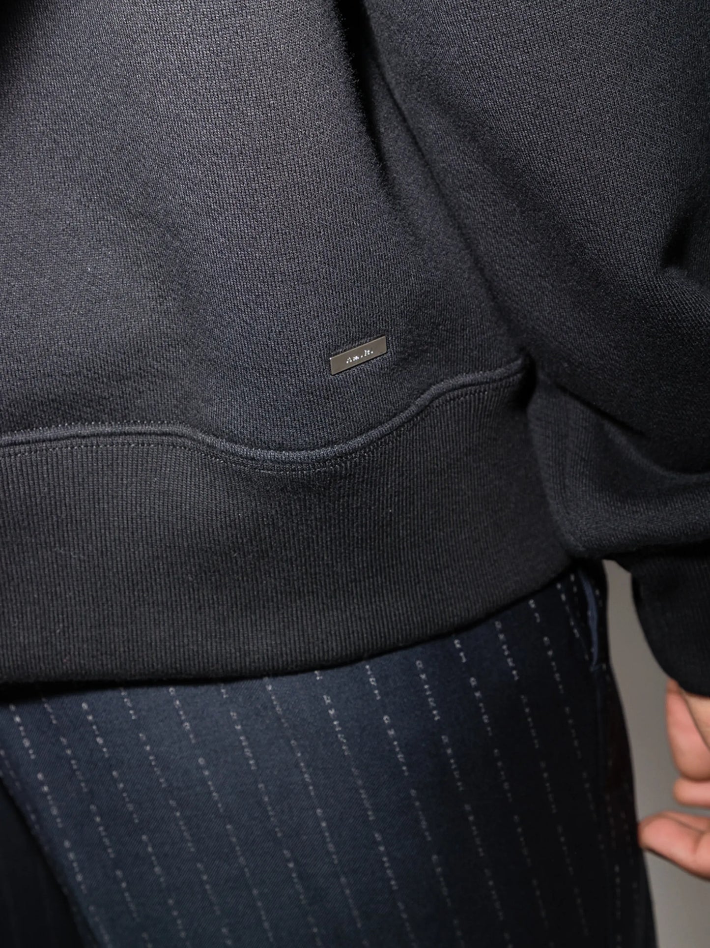 logo-print cotton sweatshirt