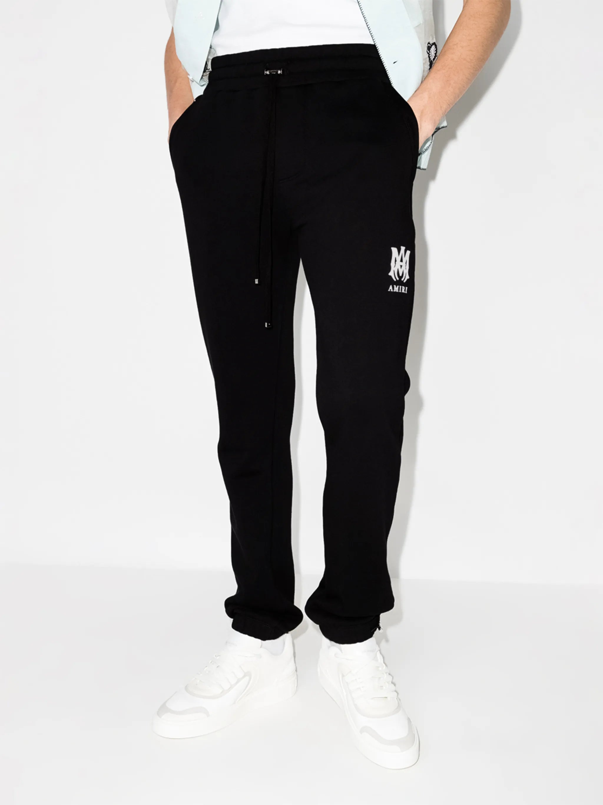 logo-print track pants