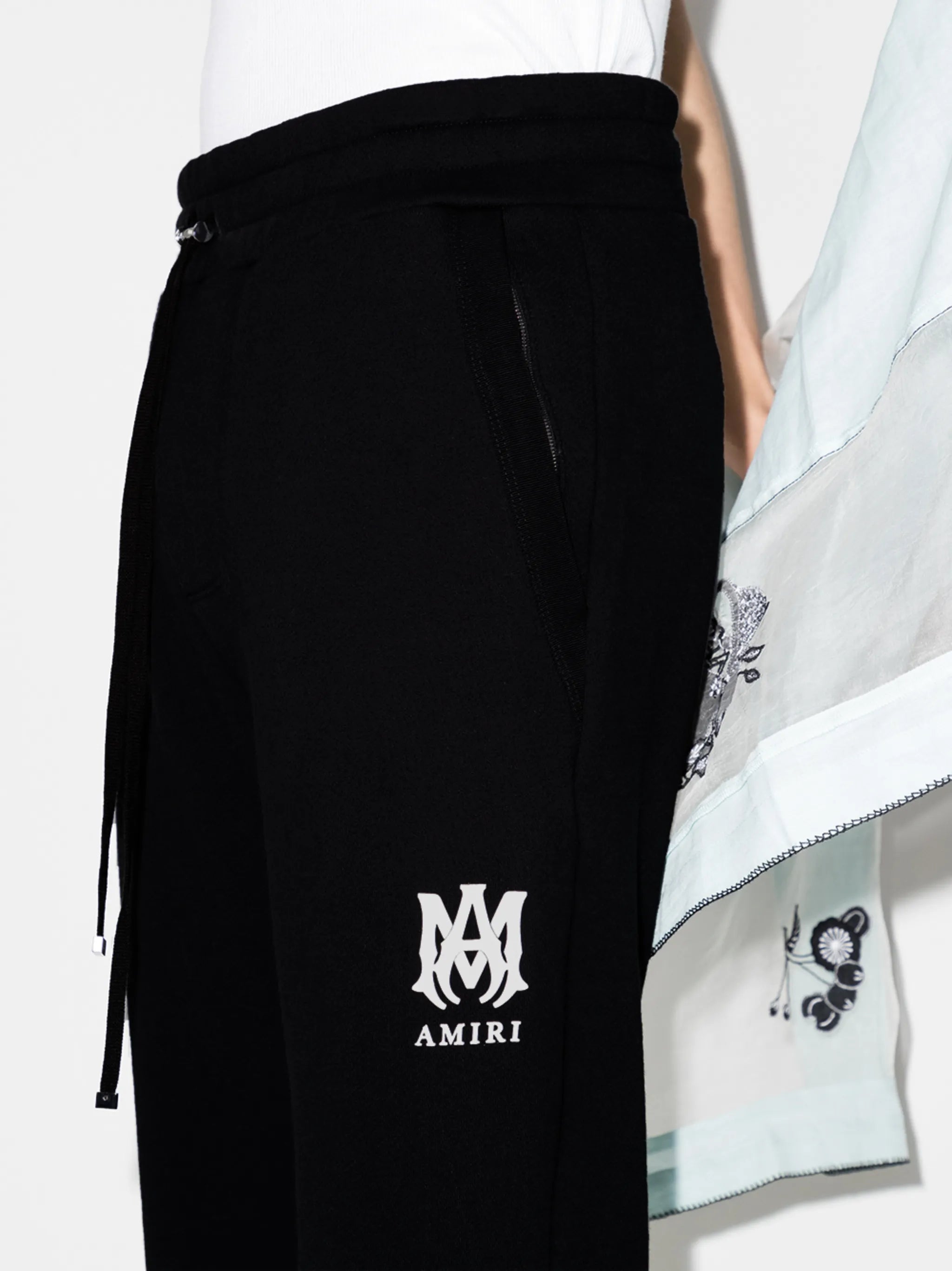 logo-print track pants