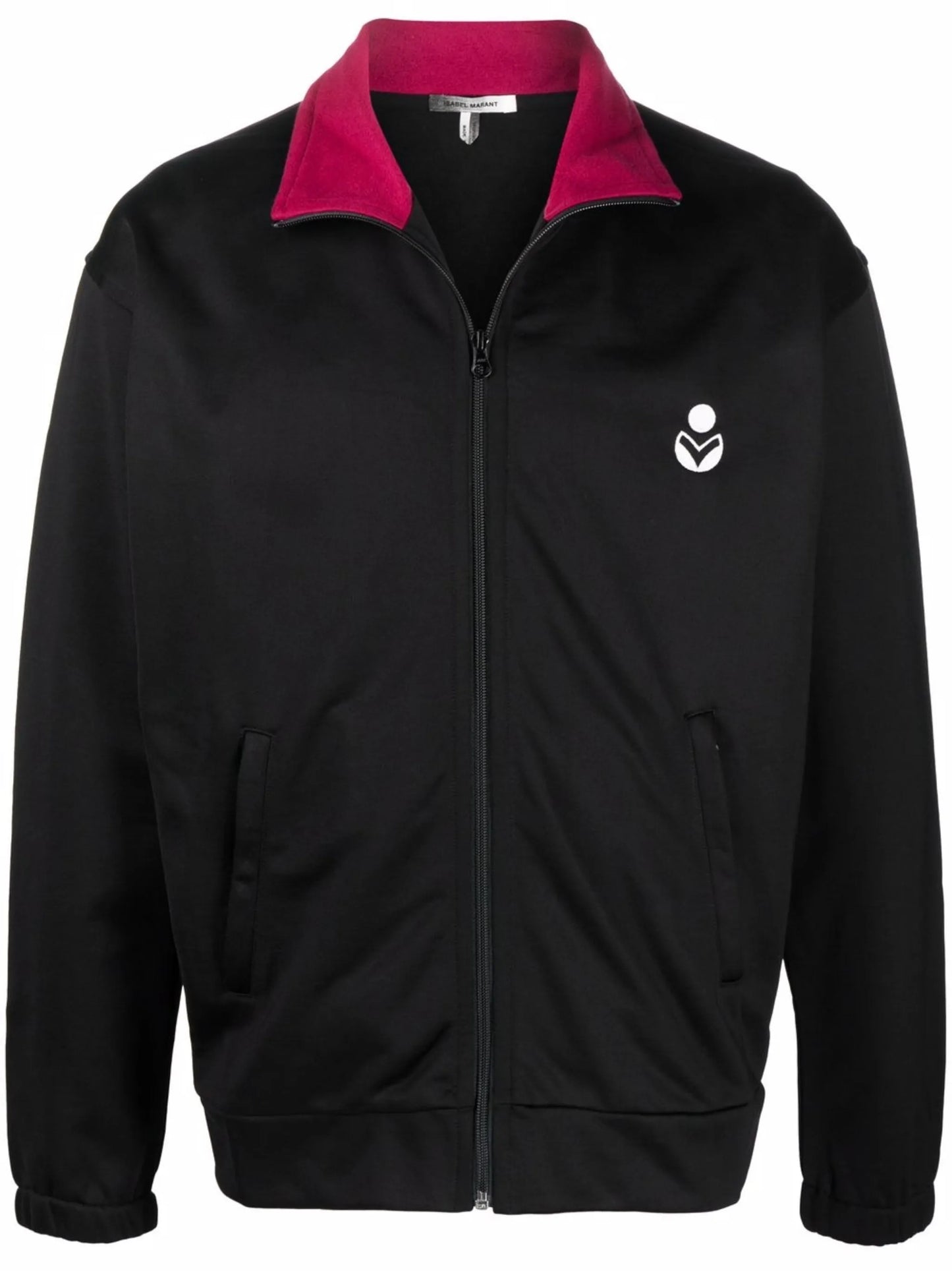 logo-embroidered bomber jacket