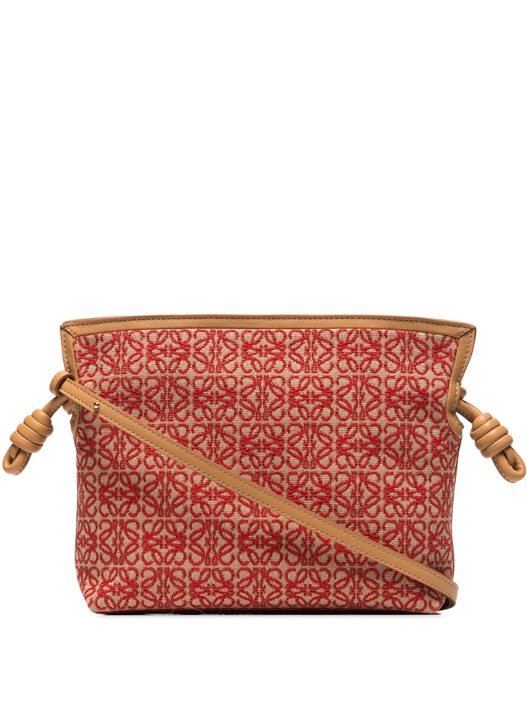 Flamenco jacquard crossbody bag