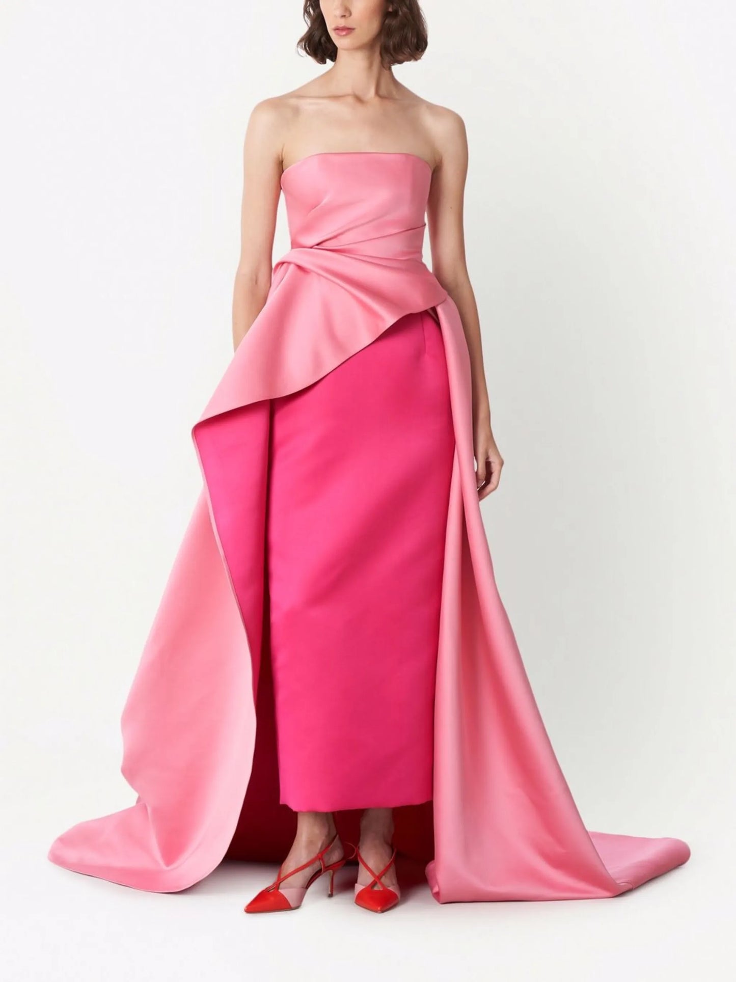 asymmetric layered dress