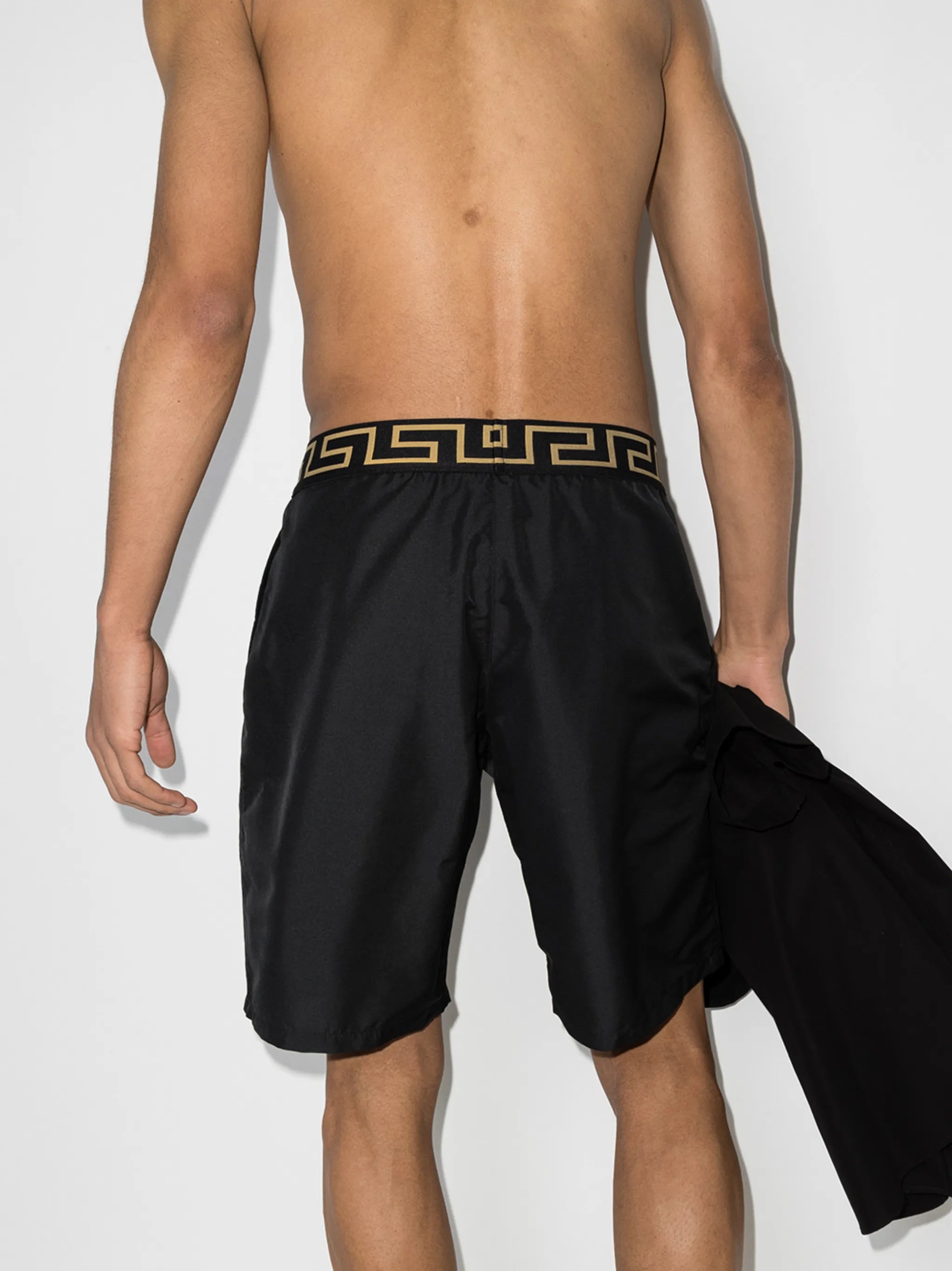 Greca Border swim shorts
