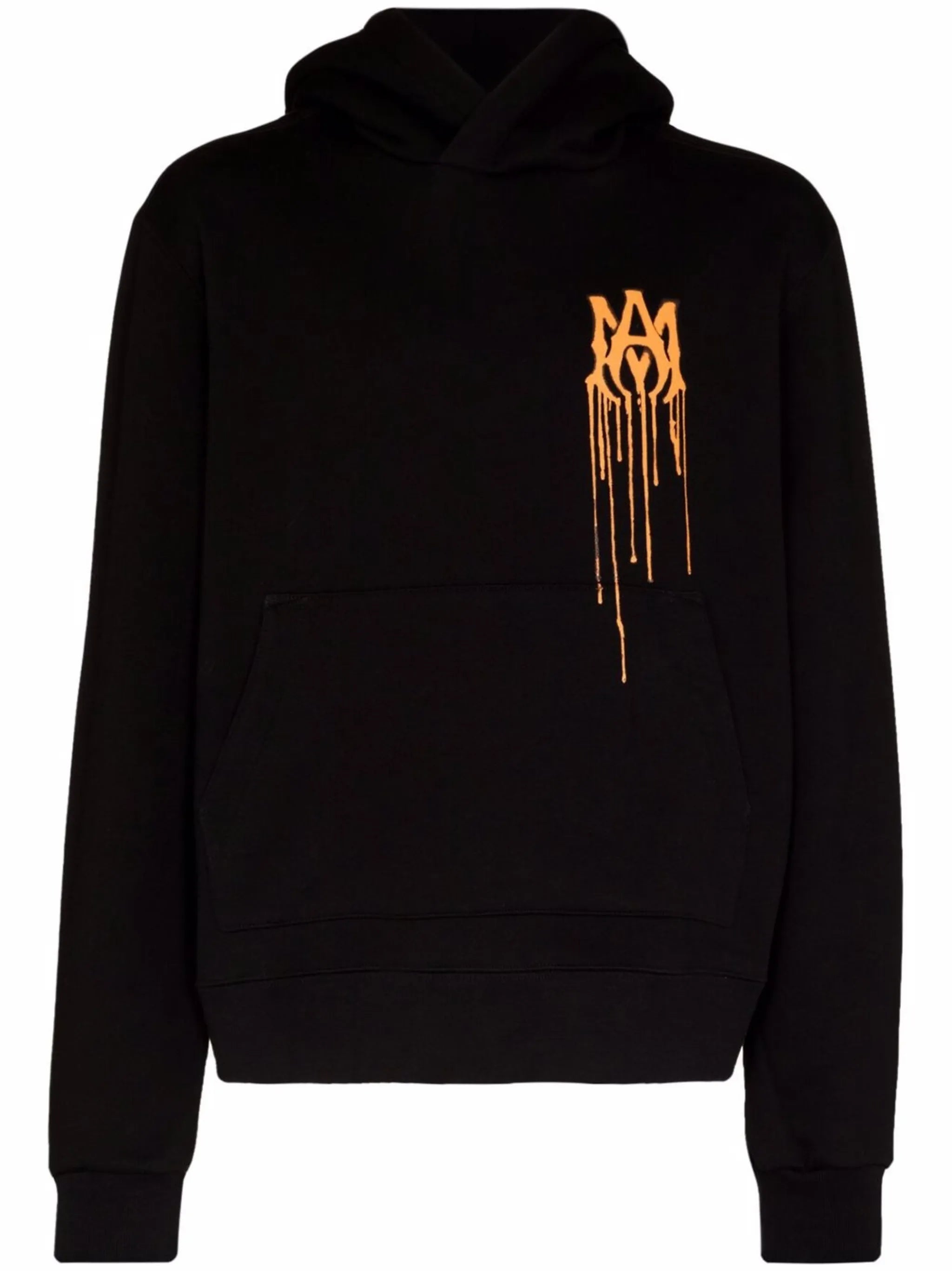 dripping-logo hoodie