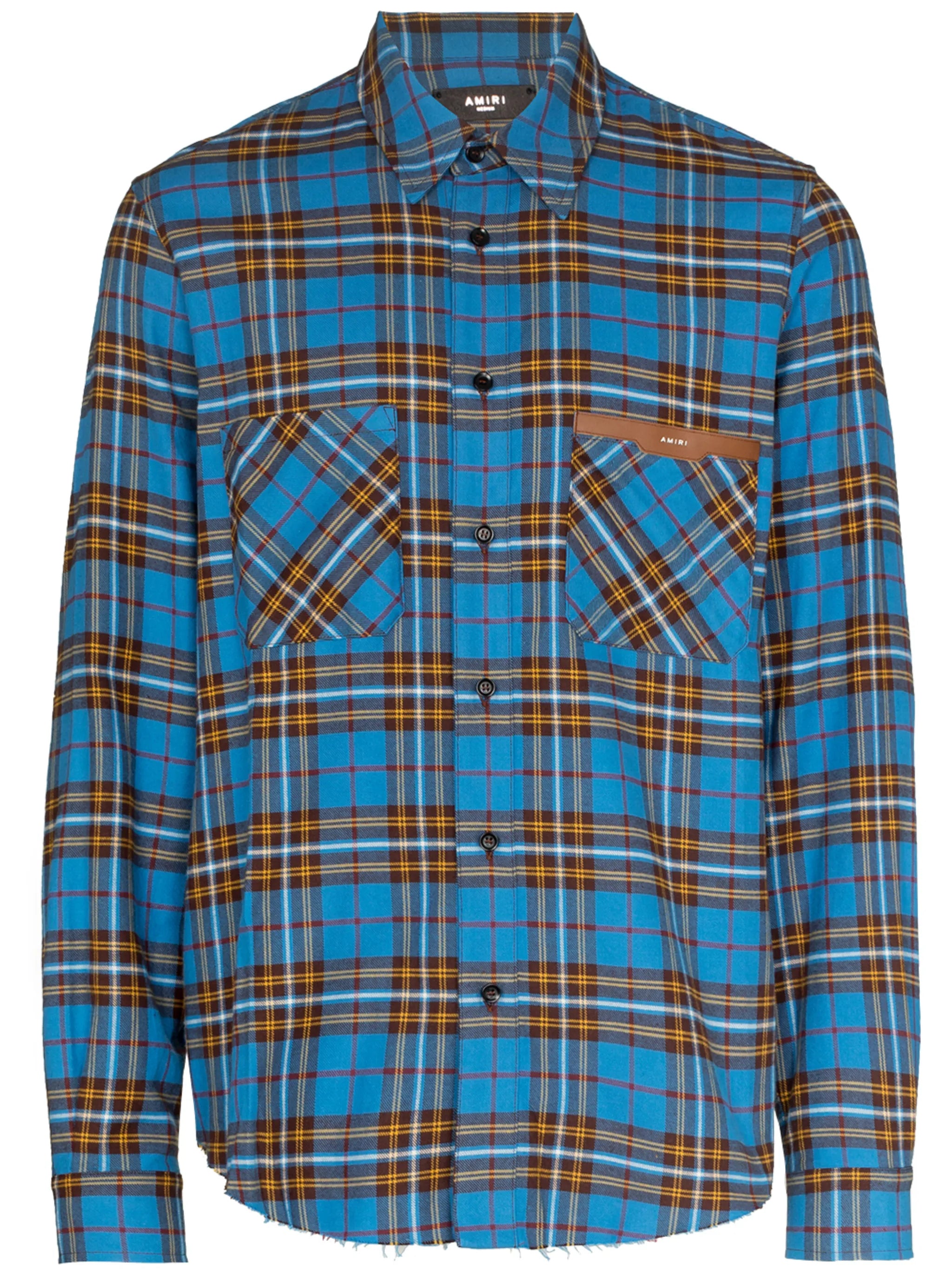 LOGO FLANNEL Casual Button-Down Shirts 
