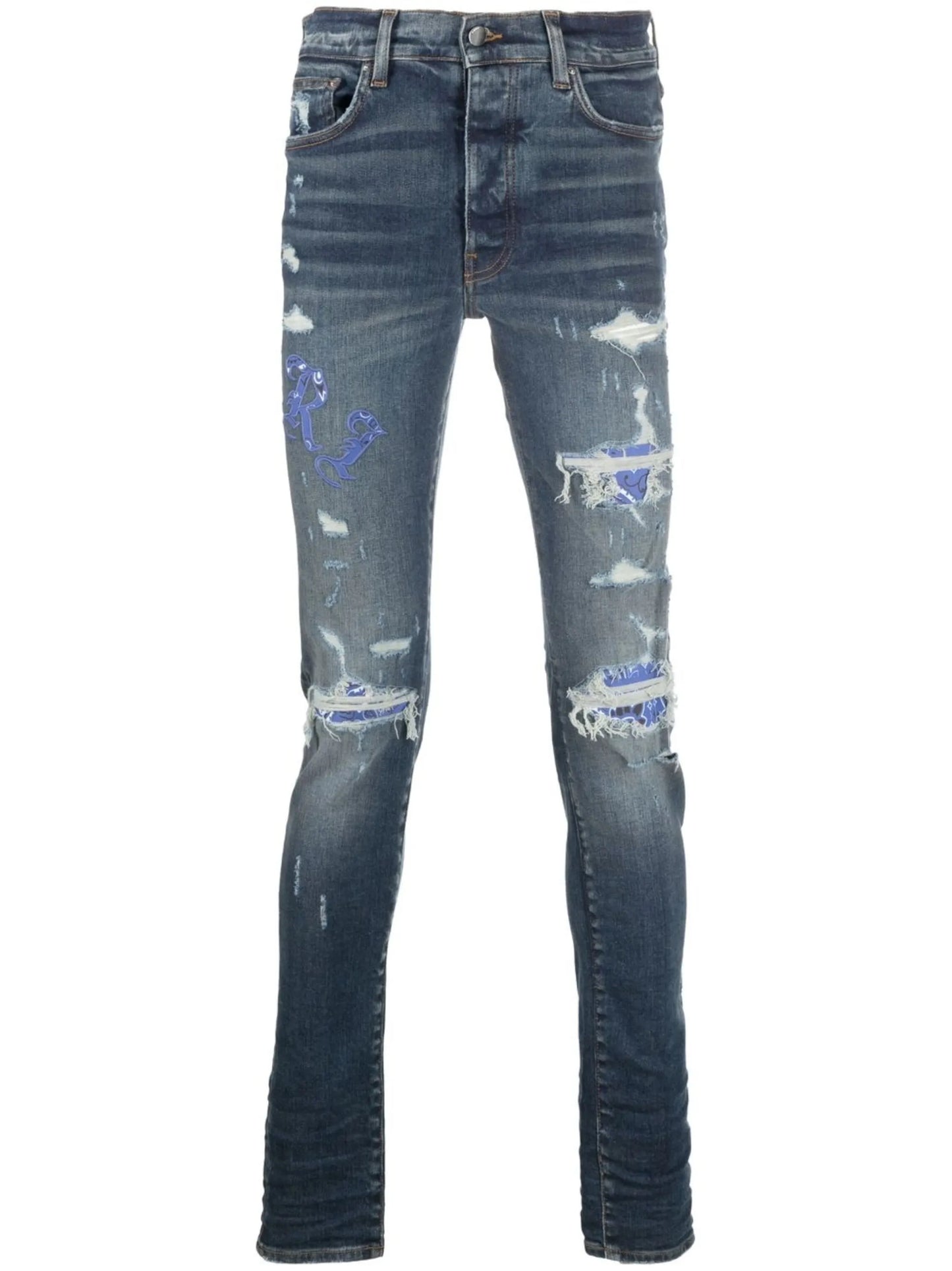 Old English logo skinny jeans