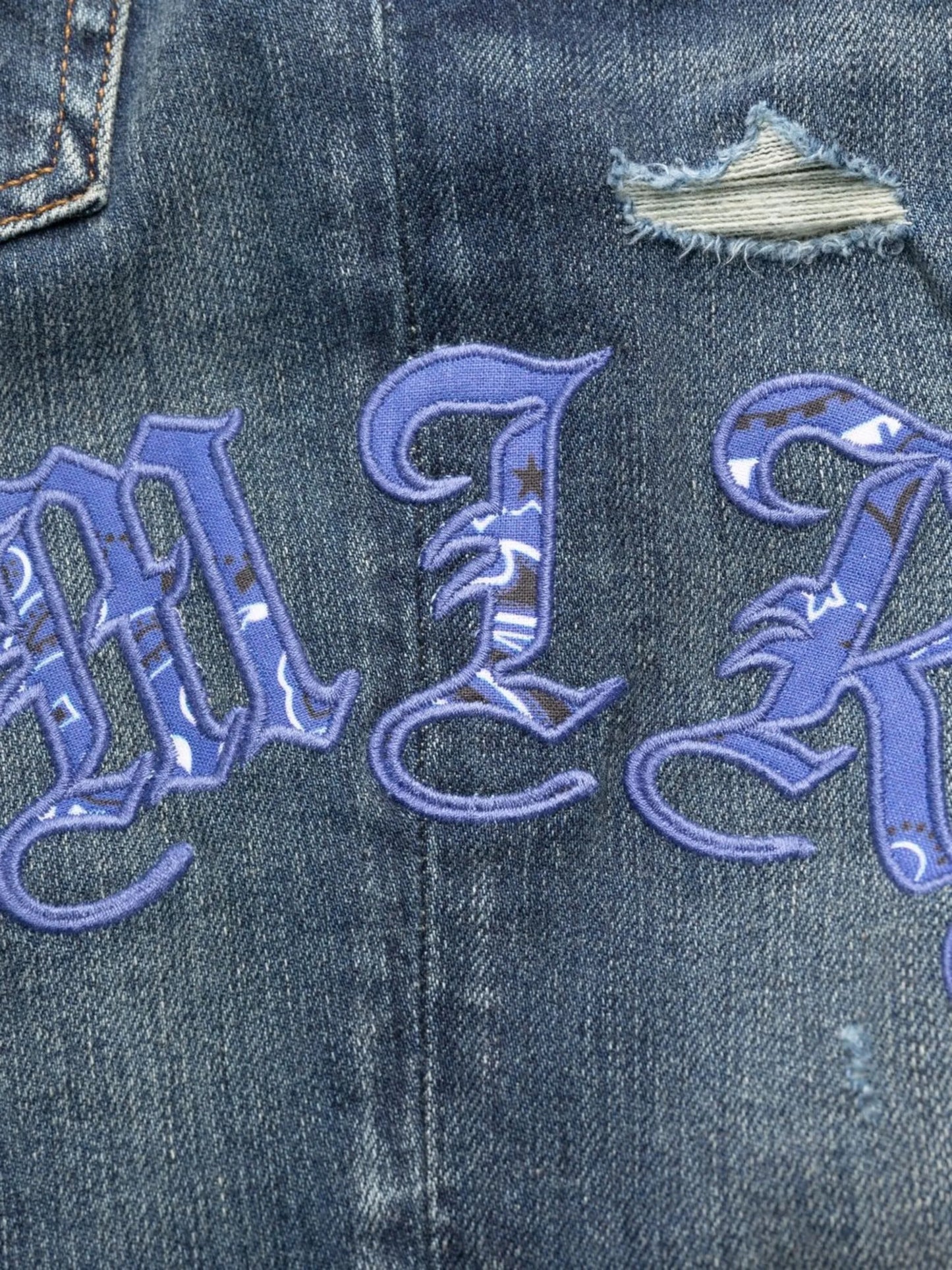 Old English logo skinny jeans