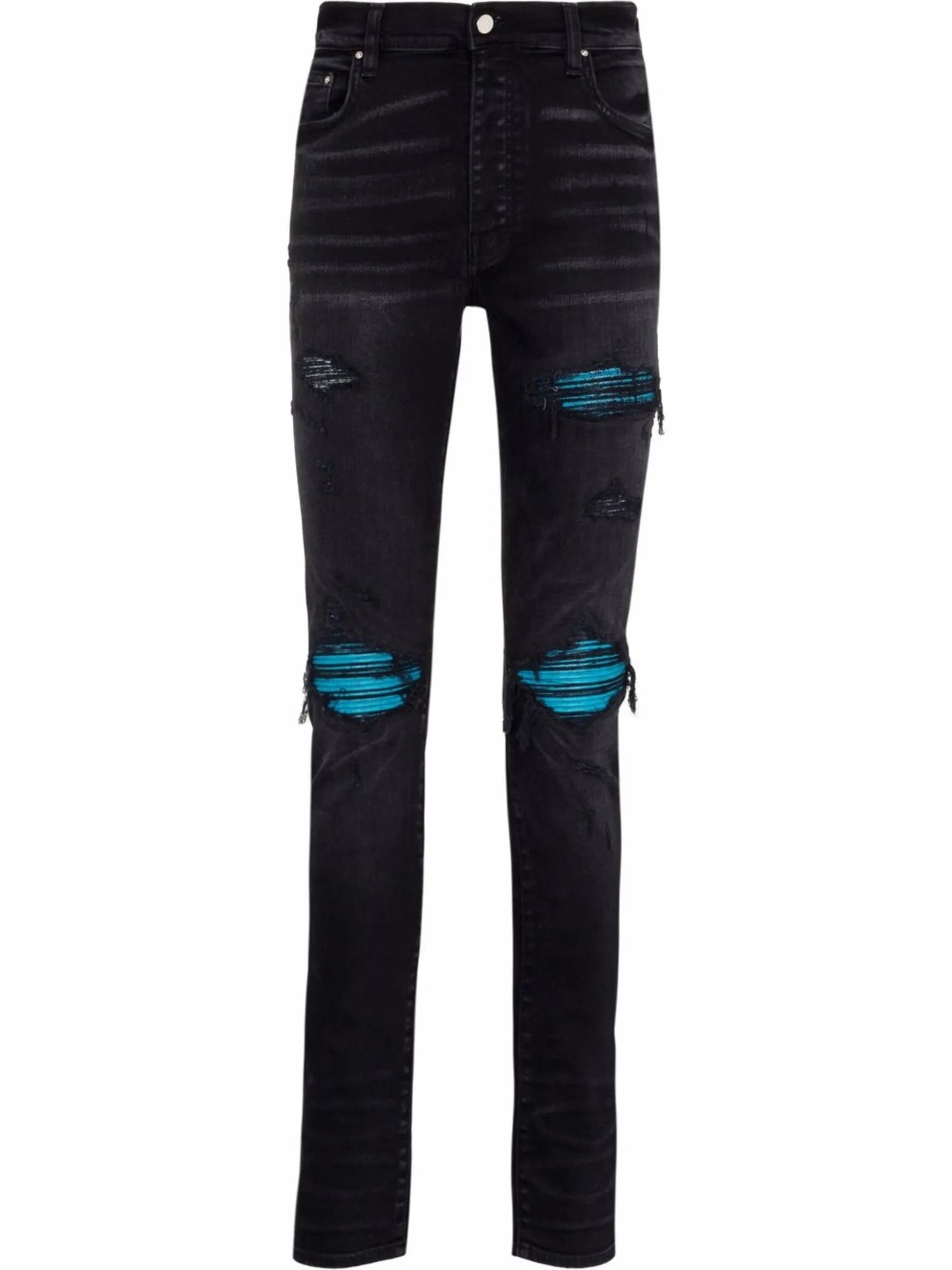 MX1 Cracked Paint skinny jeans