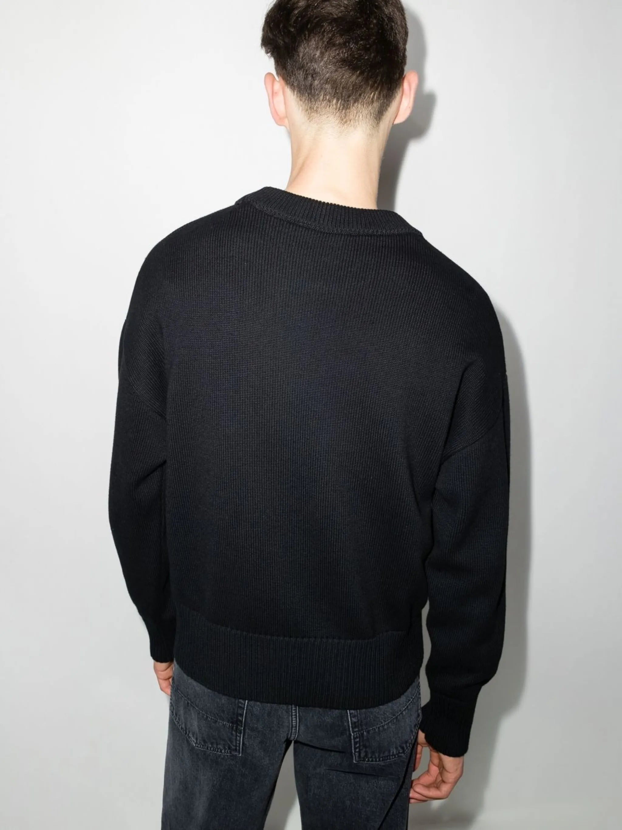 Ami de Coeur-intarsia jumper