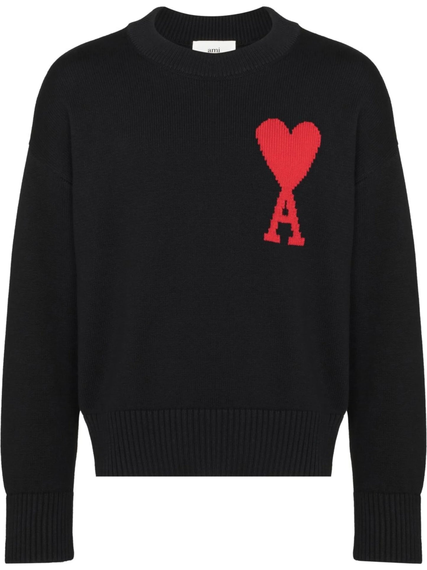 Ami de Coeur-intarsia jumper