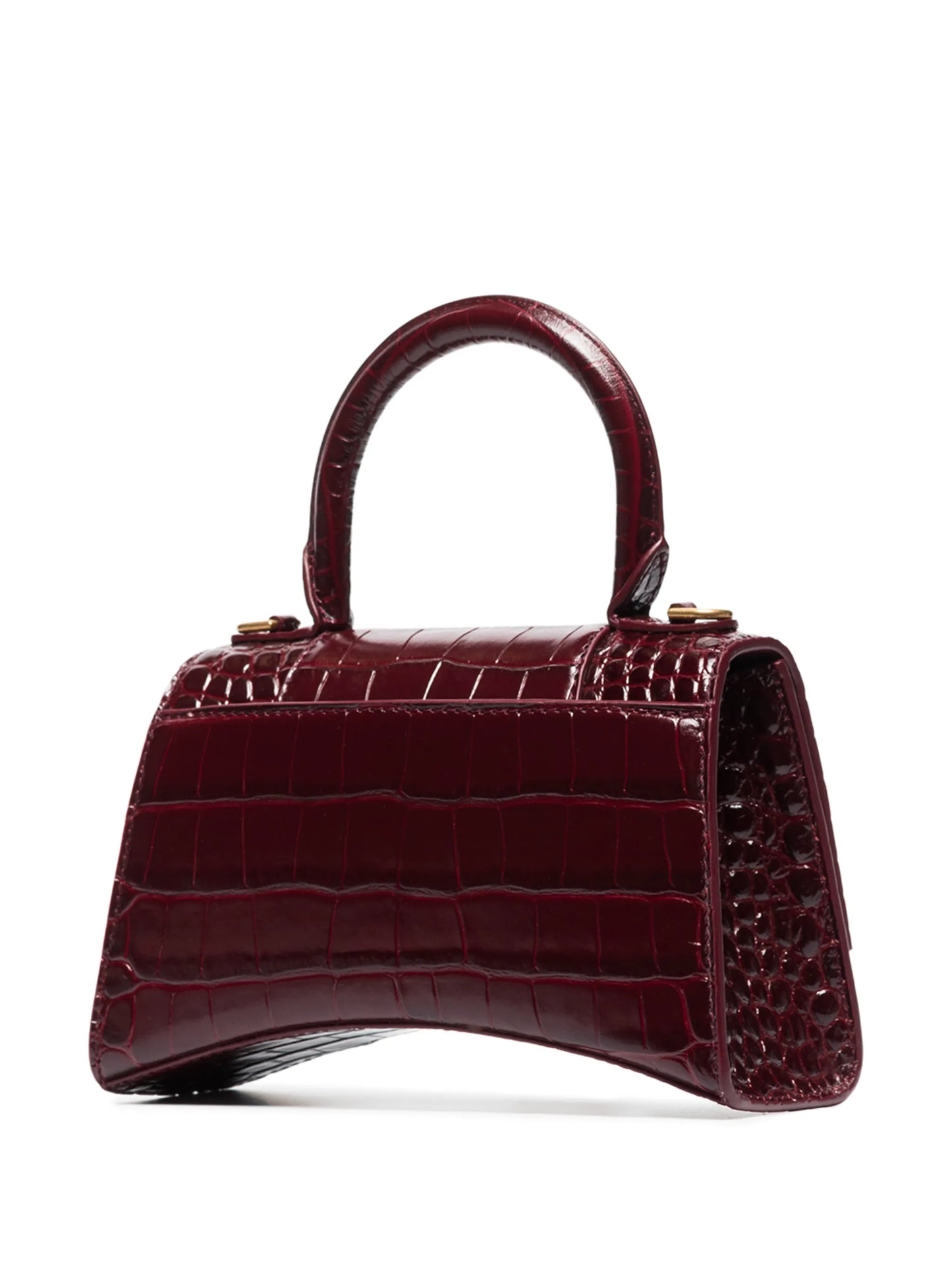 Hourglass top-handle tote bag