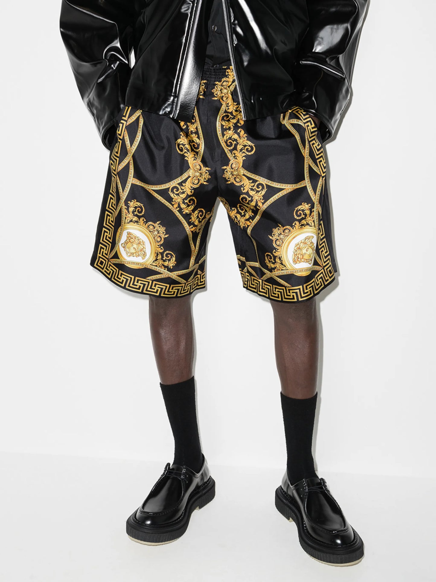 Barocco print Bermuda shorts