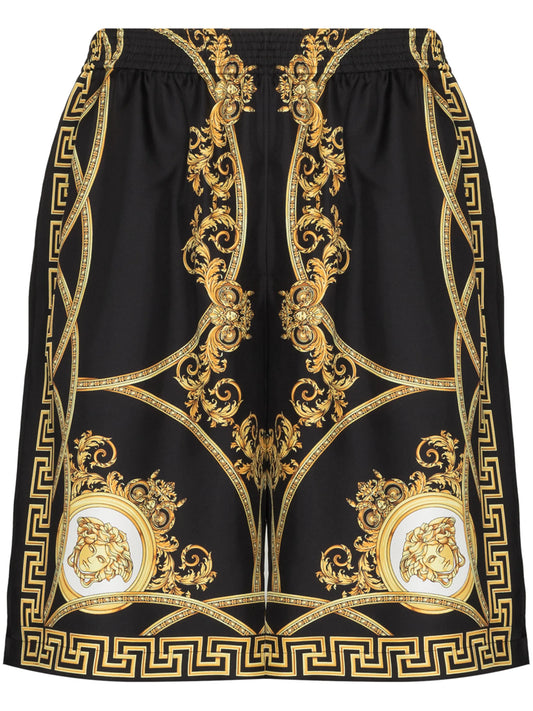 Barocco print Bermuda shorts