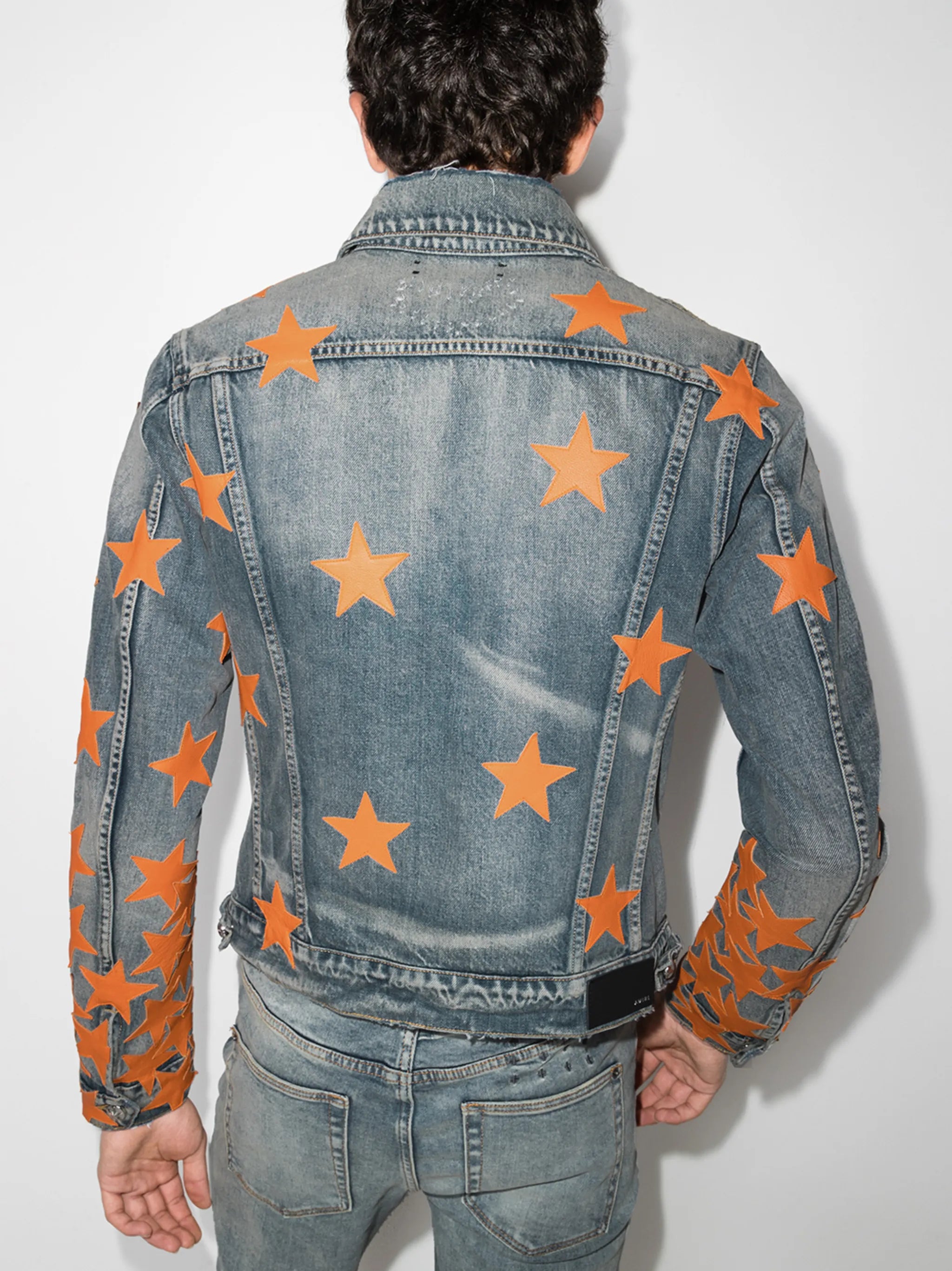 CHEMIST STAR TRUCKER Clay Indigo Denim Jackets 