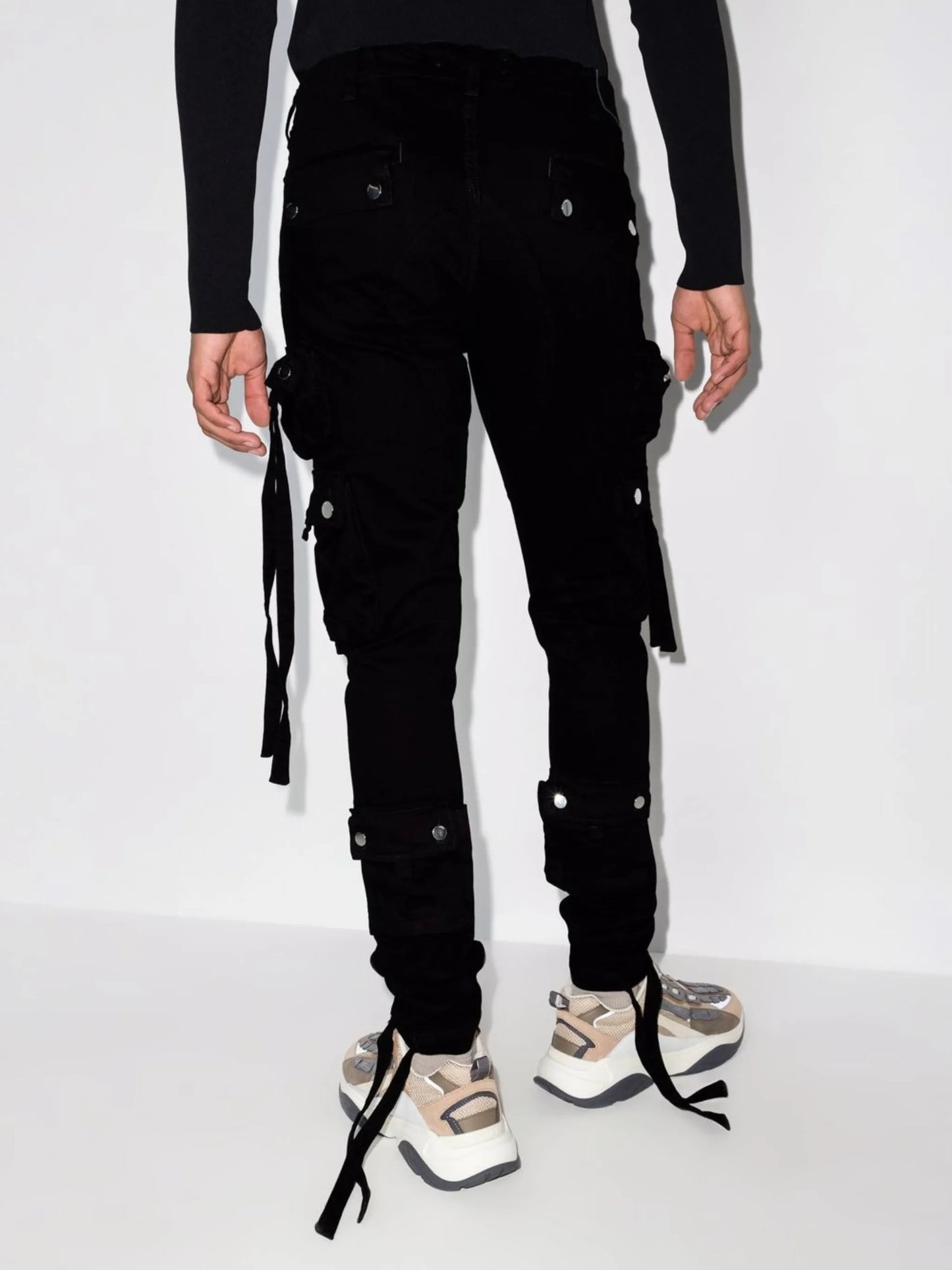 Tactical cotton cargo trousers