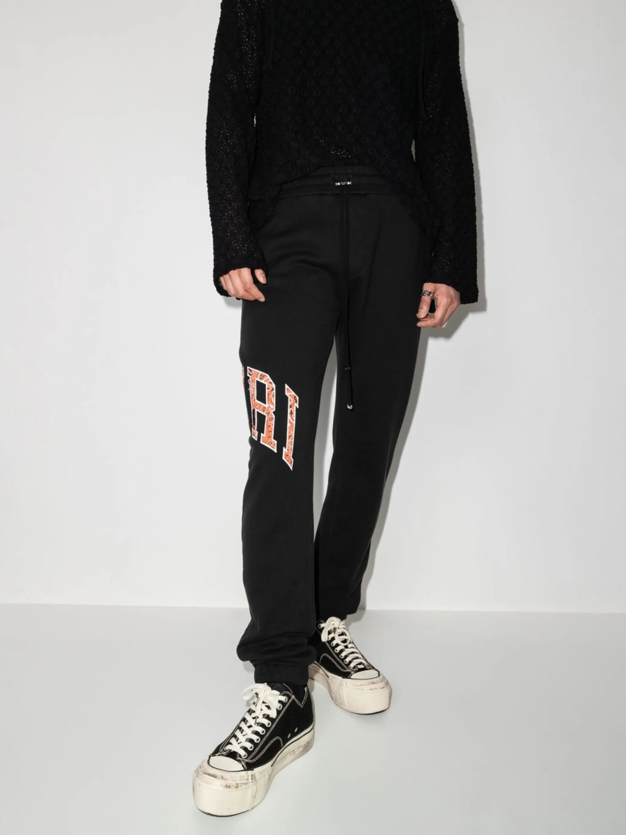 bandana logo track pants