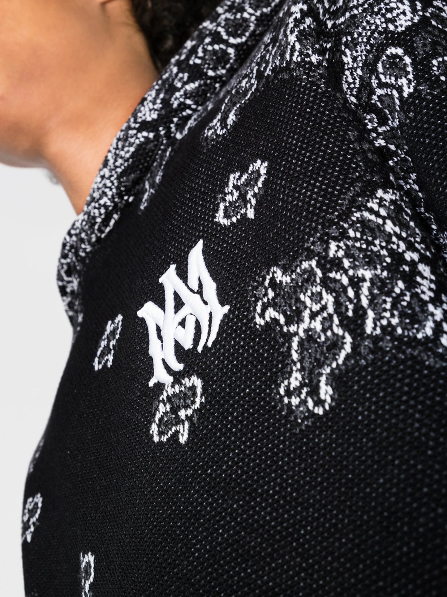 bandana-pattern hoodie