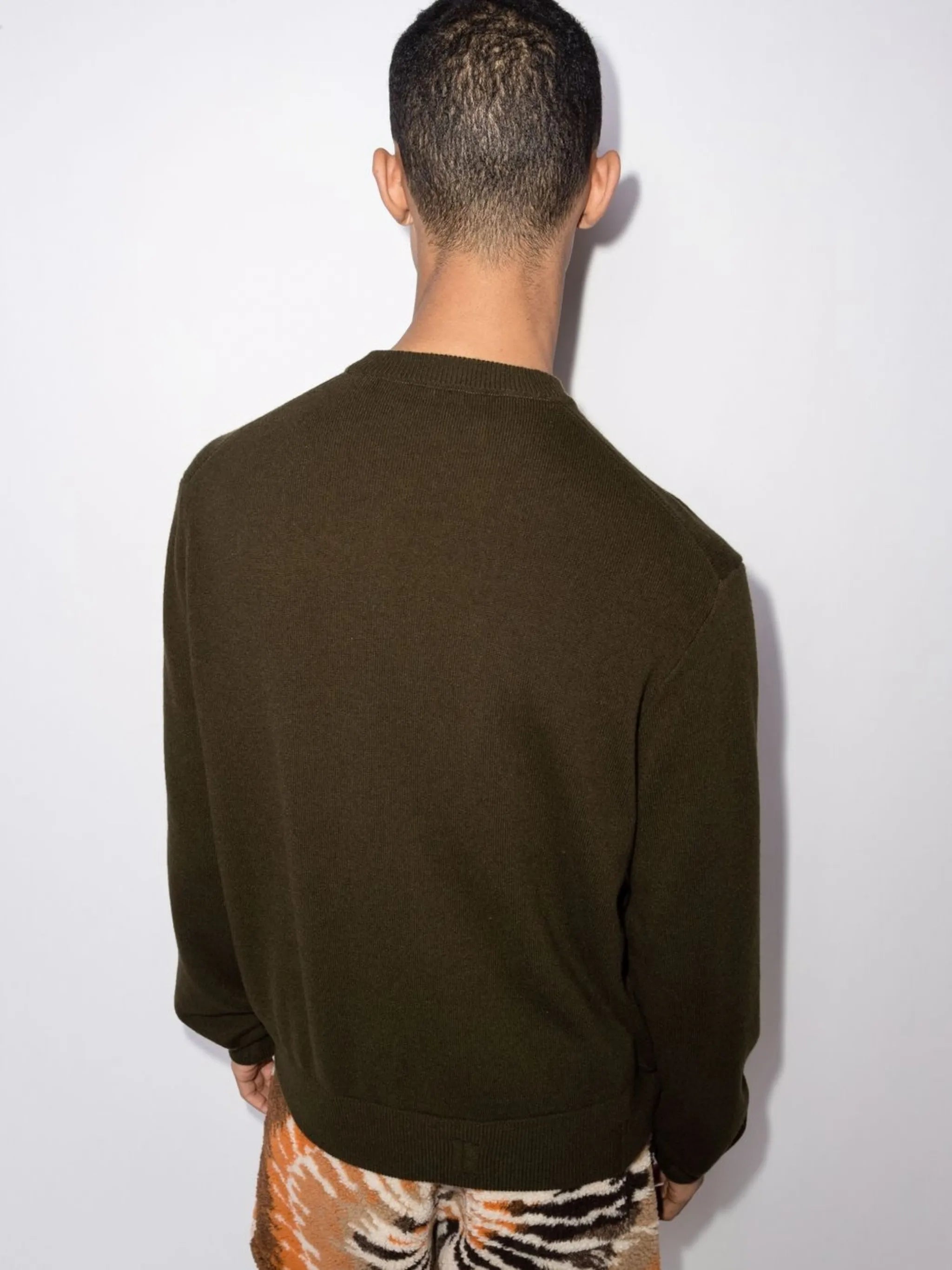 CUT AWAY LOGO CREW Military&Nastrium Hoodie Sweatshirt 