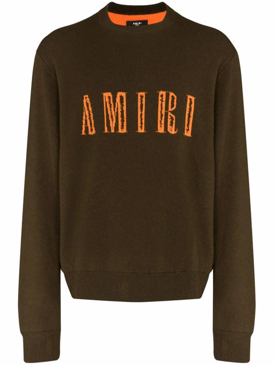 CUT AWAY LOGO CREW Military&Nastrium Hoodie Sweatshirt "Black"