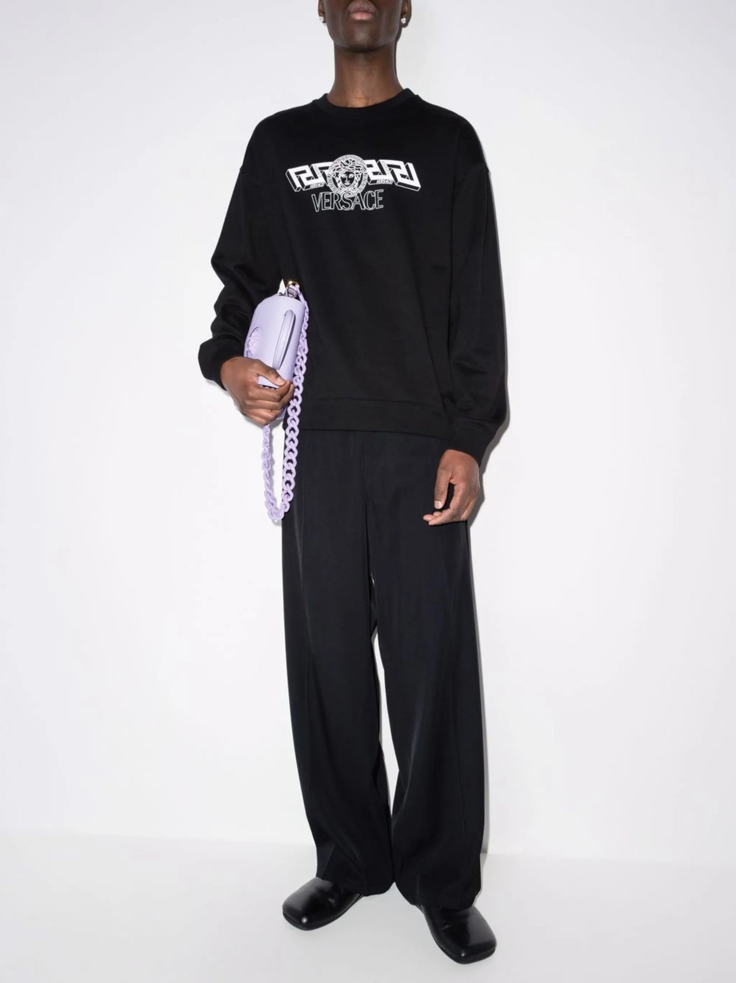 logo-print cotton sweatshirt