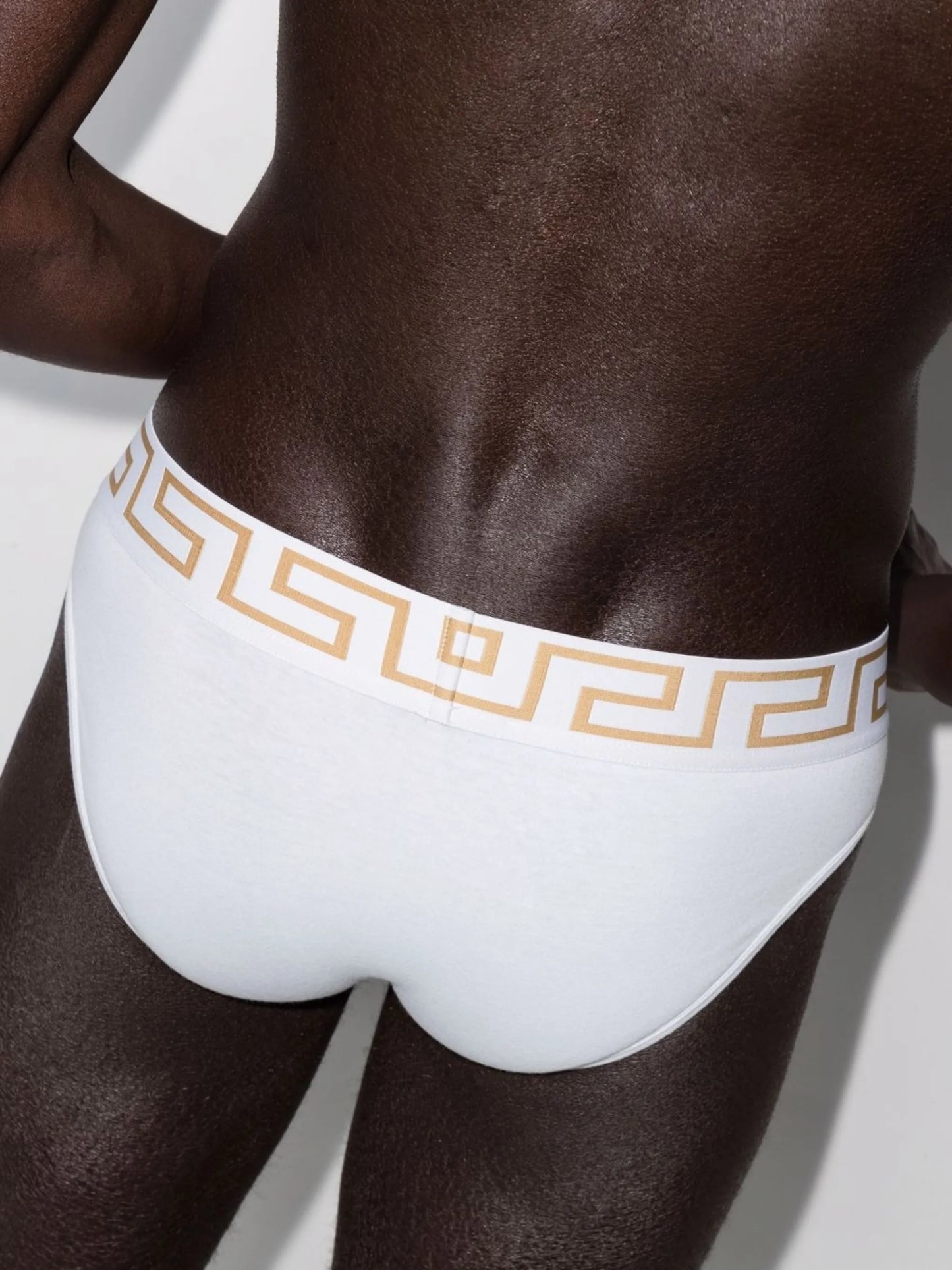 set of three logo-waist brief