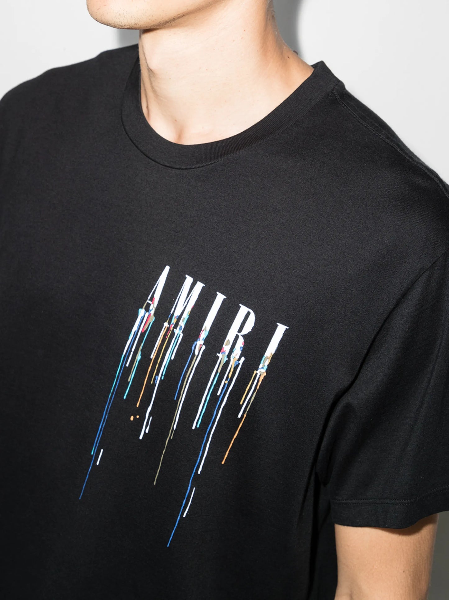 paint-drip logo T-shirt