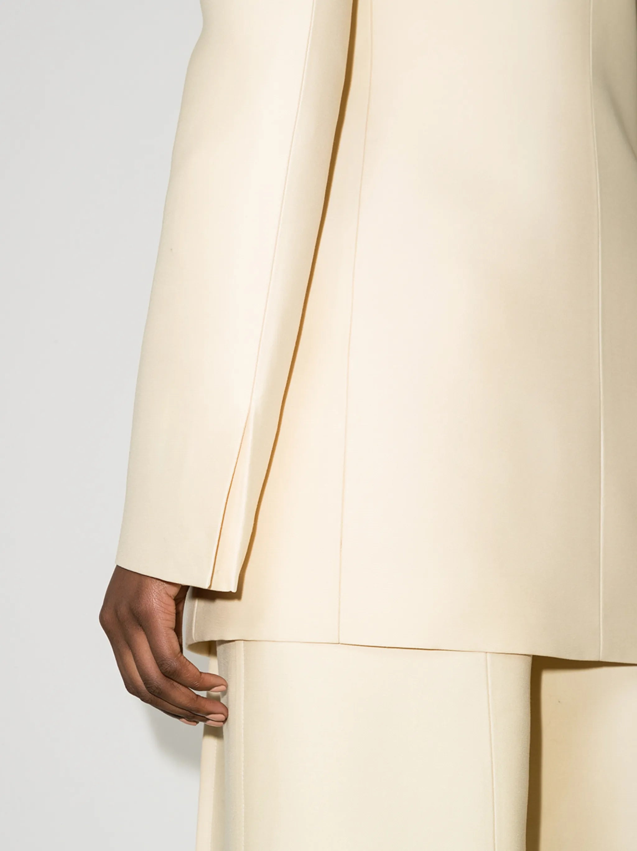 tie-front single-breasted blazer