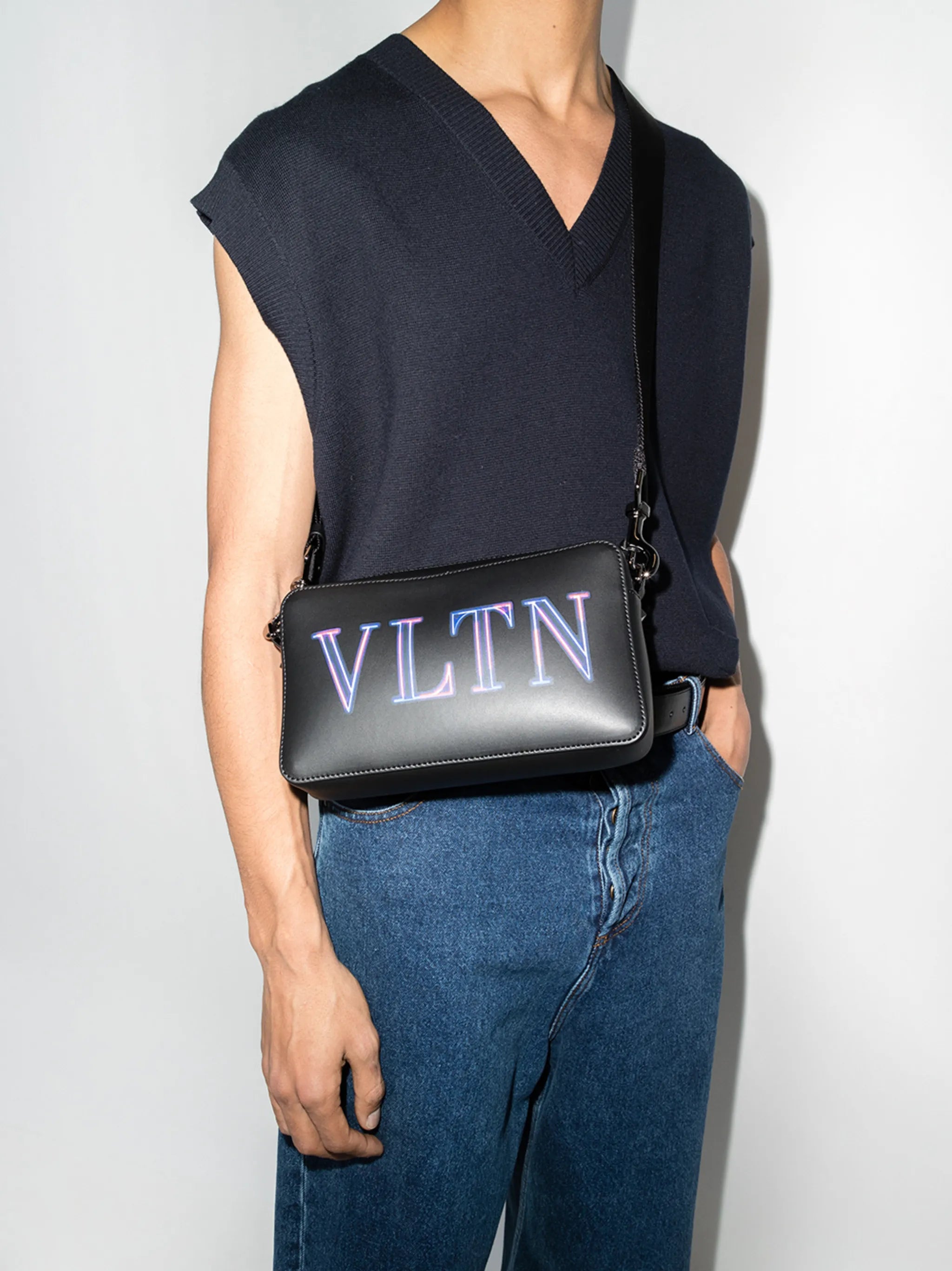 Neon VLTN crossbody bag