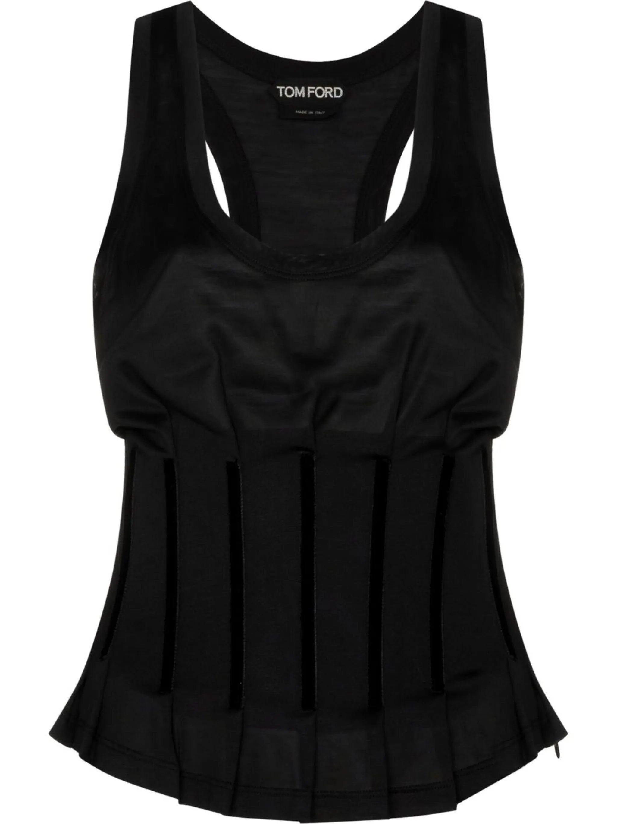 scoop-neck tank top